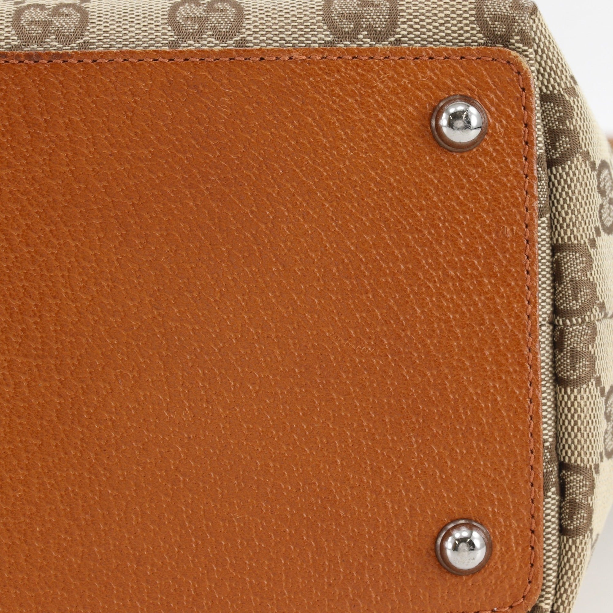 Gucci Beige Gg Canvas Tote Bag (Pre-Owned)
