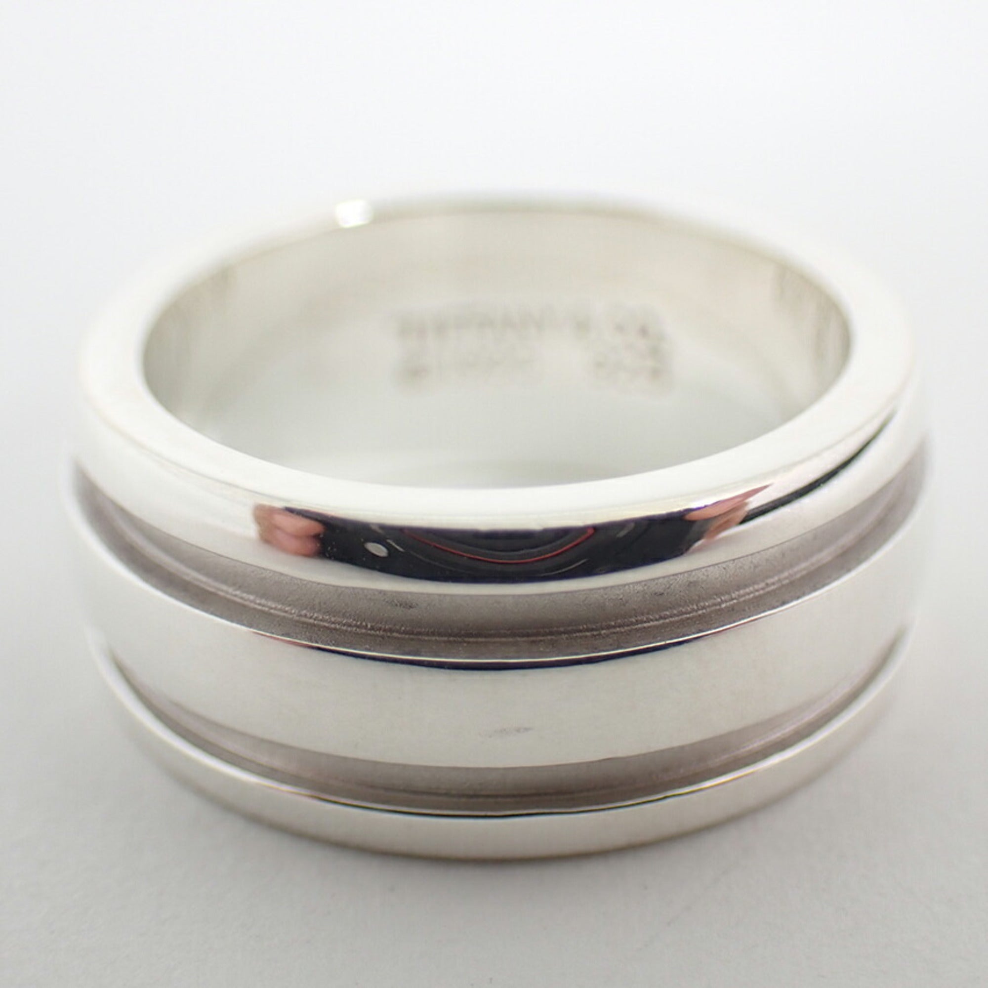 Tiffany Sterling Silver 925 Band Ring (Pre-Owned)