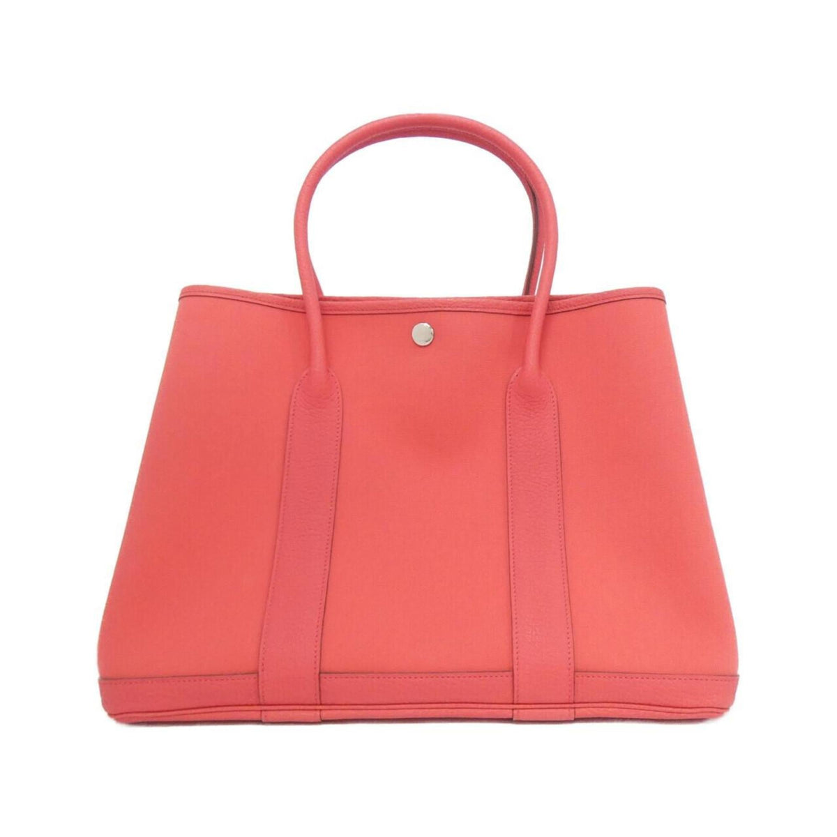 Hermes Bougainvillier Toile Officier Negonda Leather Handbag (Pre-Owned)