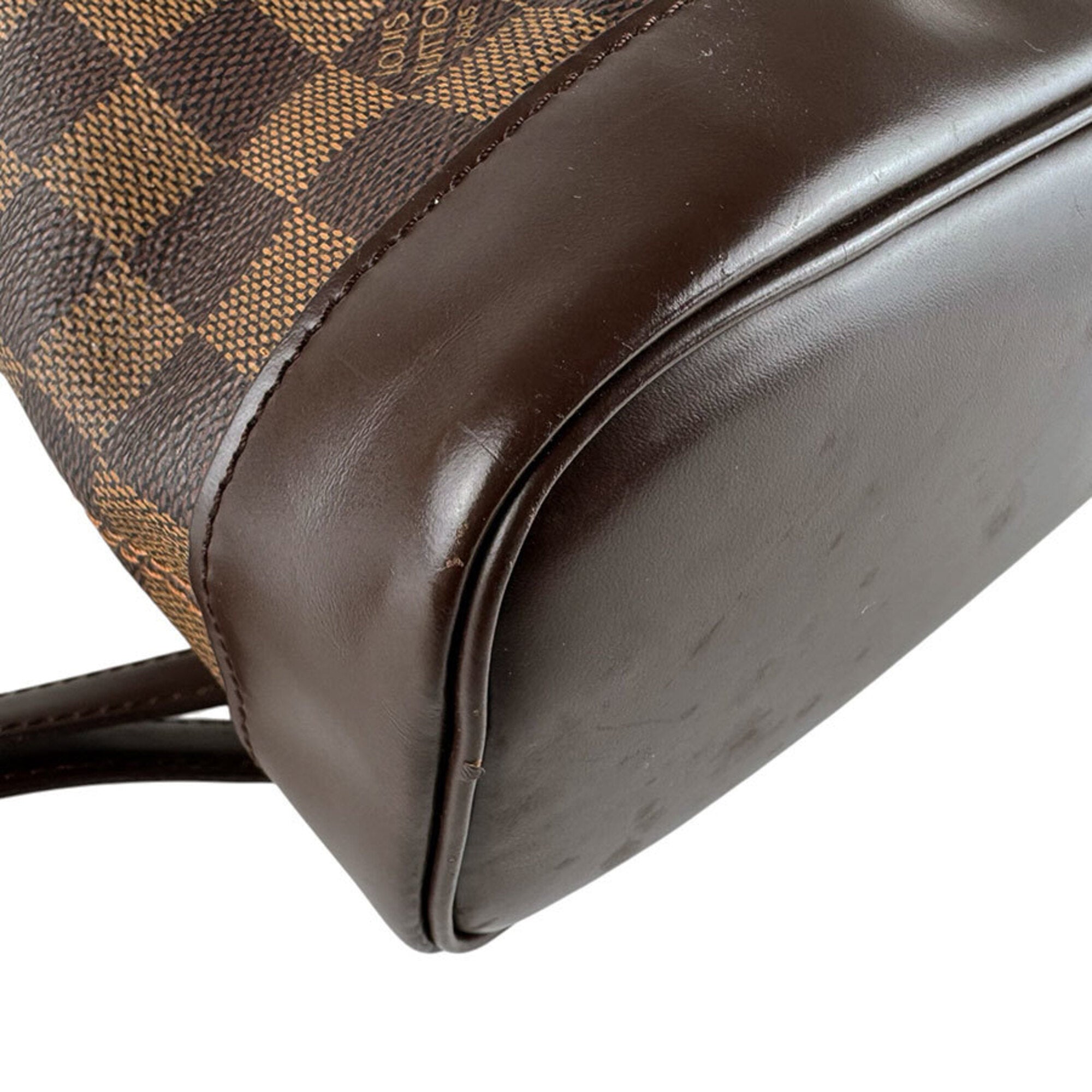 Louis Vuitton Damier Canvas Ebene Damier Canvas Backpack (Pre-Owned)