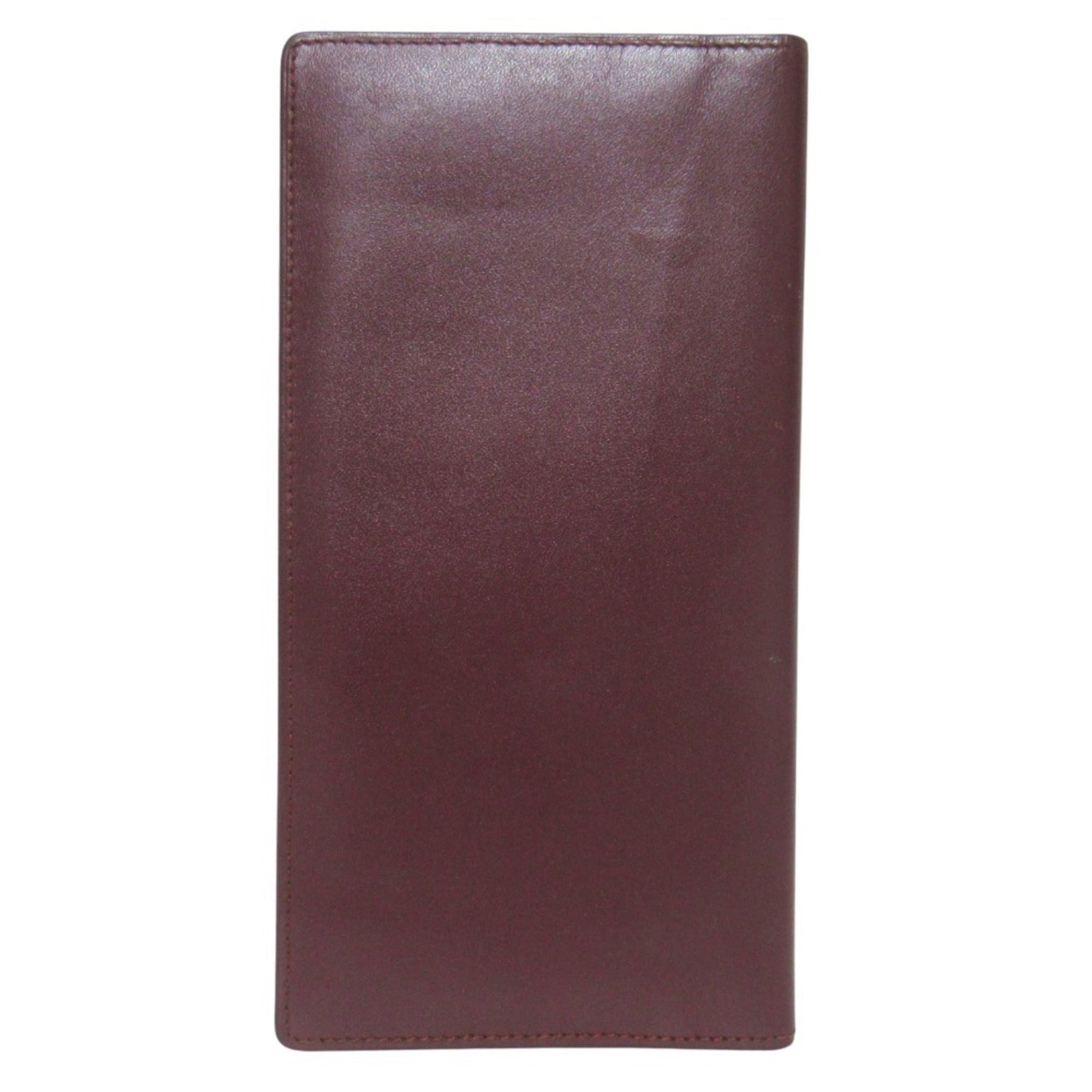 Cartier Bordeaux Long Wallet (Bi-Fold) (Pre-Owned)