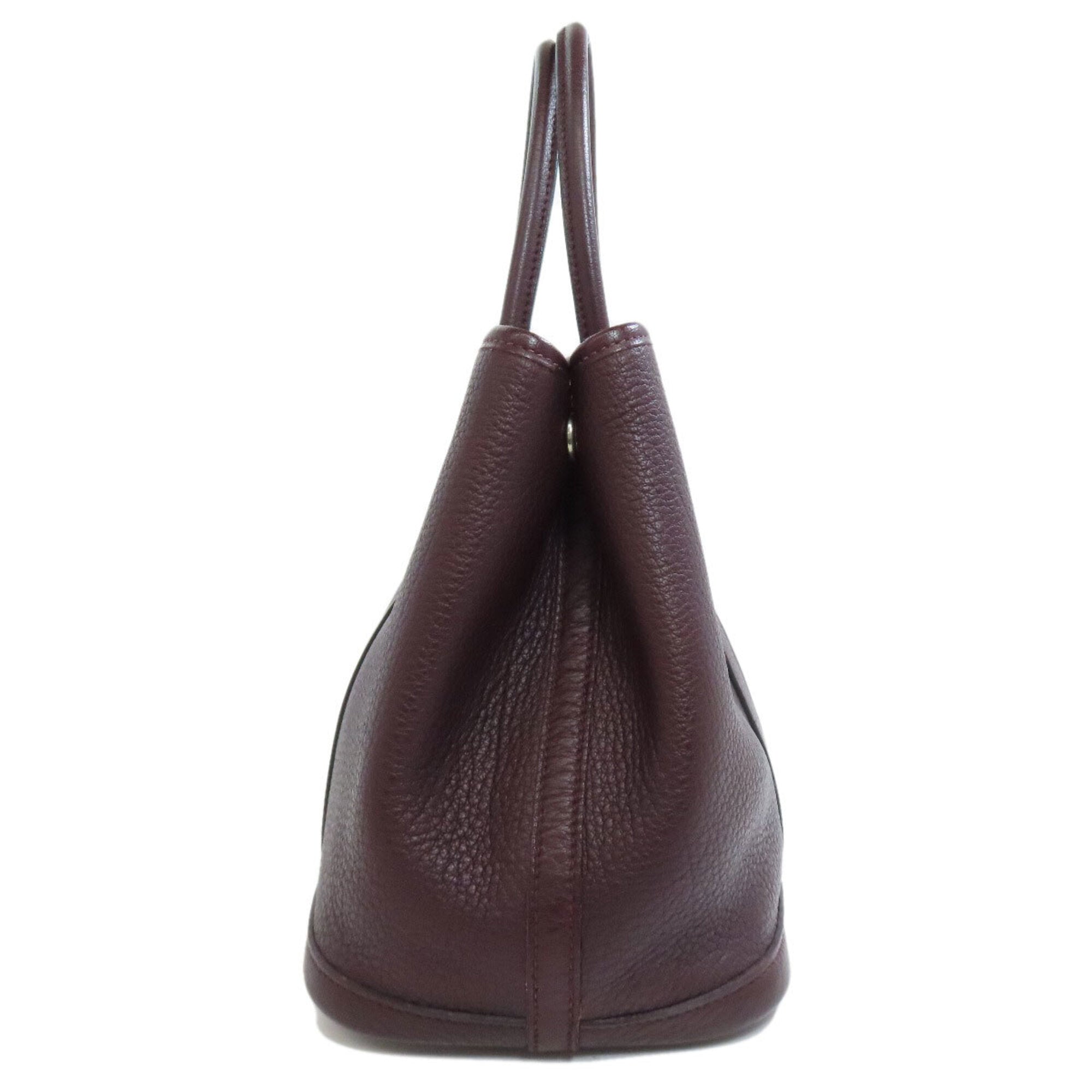Hermes Bordeaux Negonda Leather Handbag (Pre-Owned)