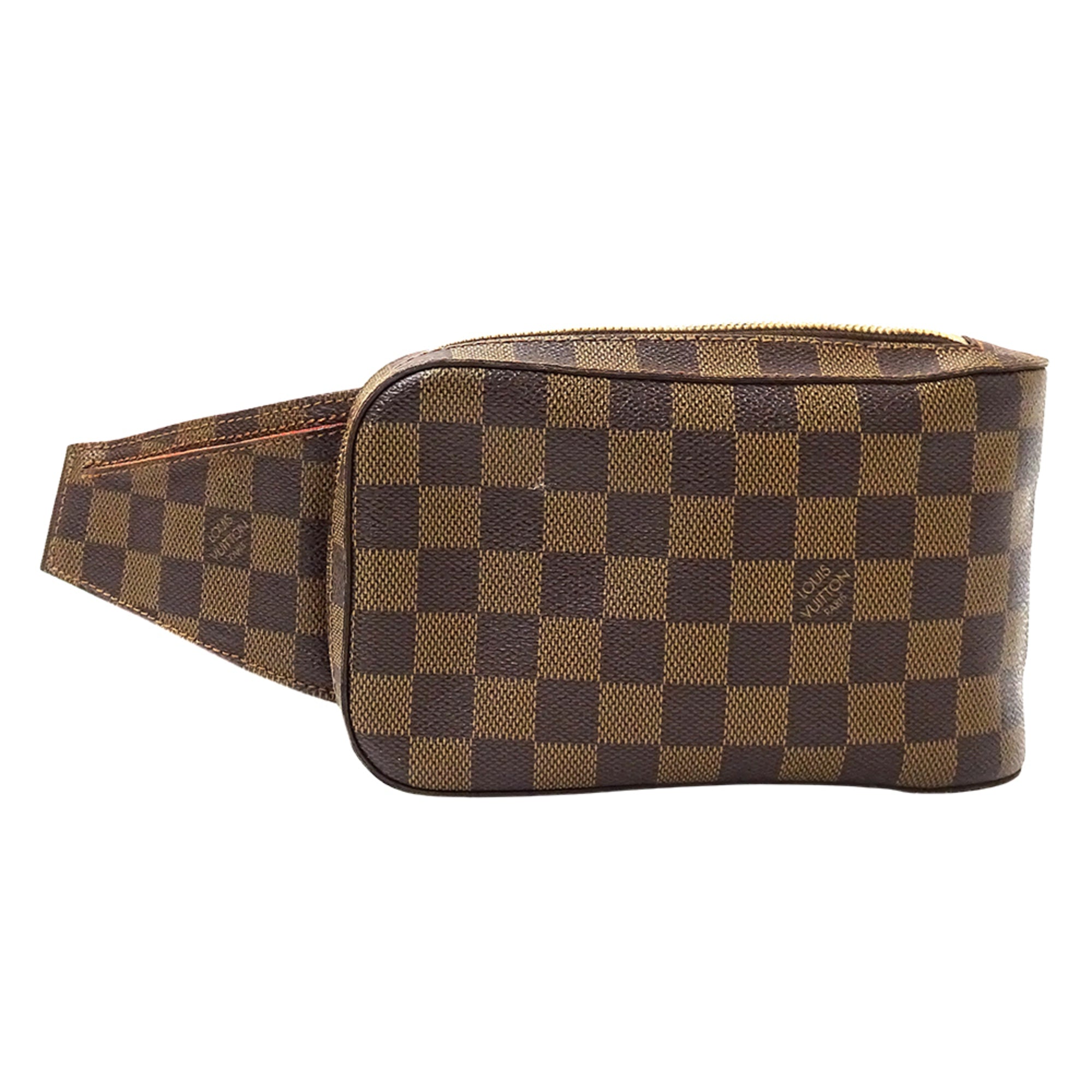 Louis Vuitton Brown Damier Canvas Handbag Sling Bag (Pre-Owned)
