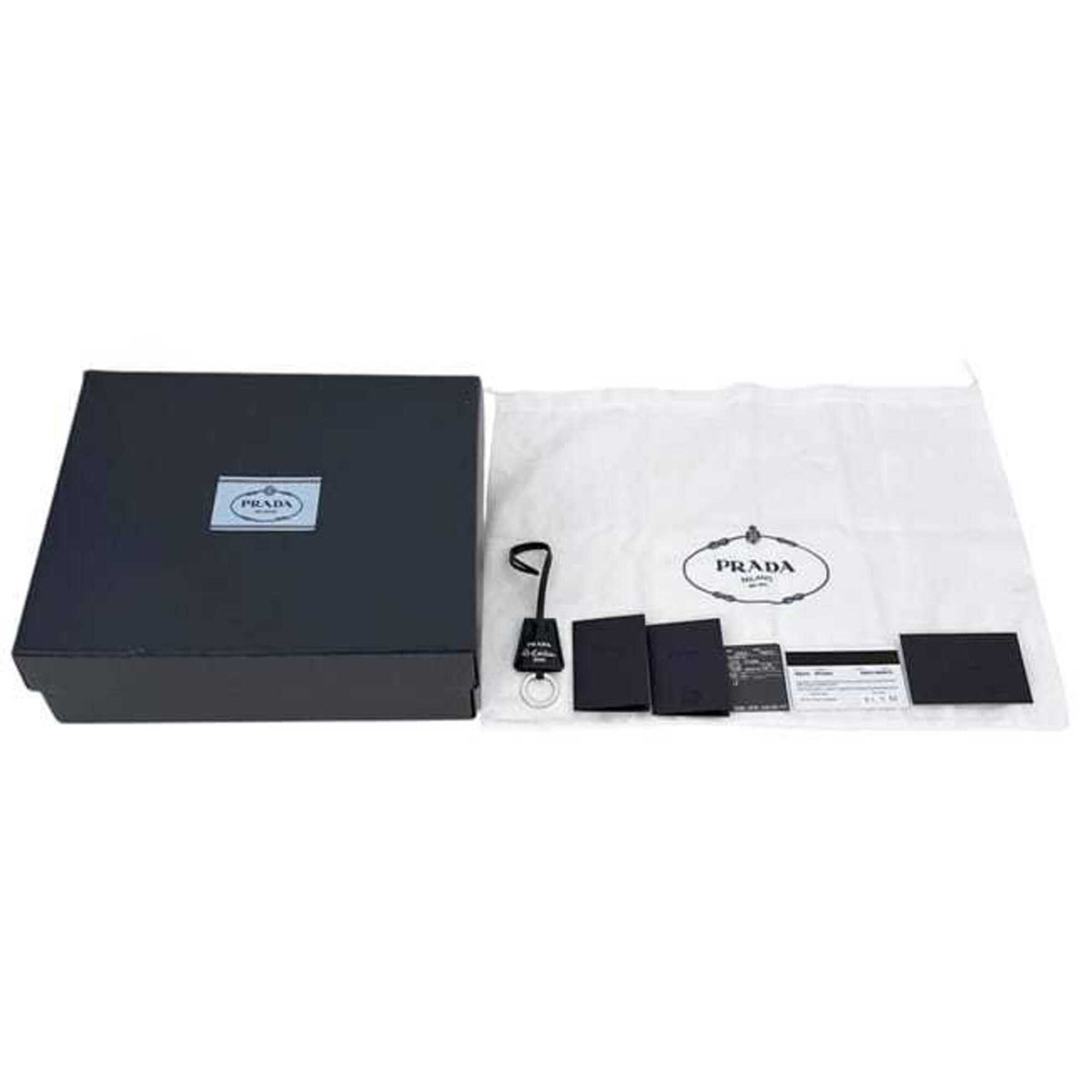Prada Black Nero Pile Fabric Handbag (Pre-Owned)