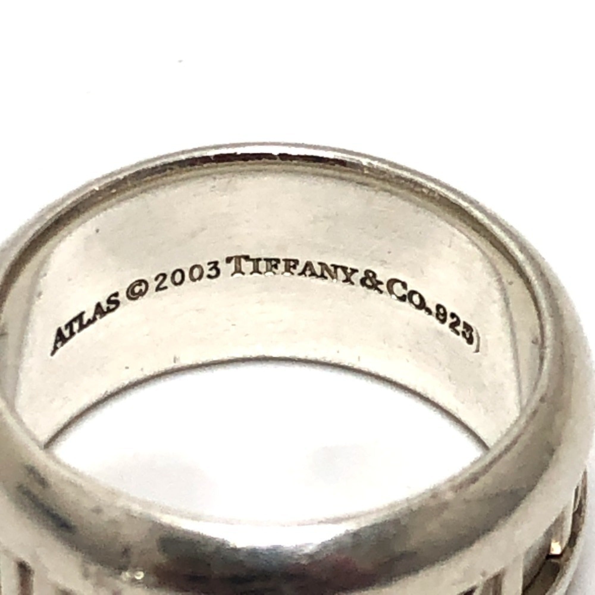 Tiffany Silver Silver 925 Band Ring (Pre-Owned)