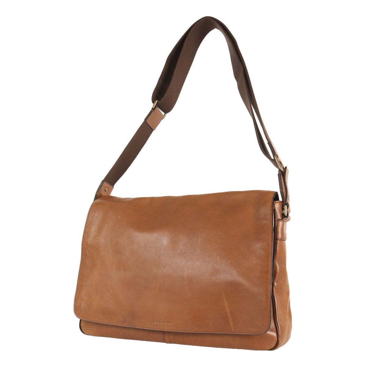 Coach Brown Leather Shoulder Bag (Pre-Owned)
