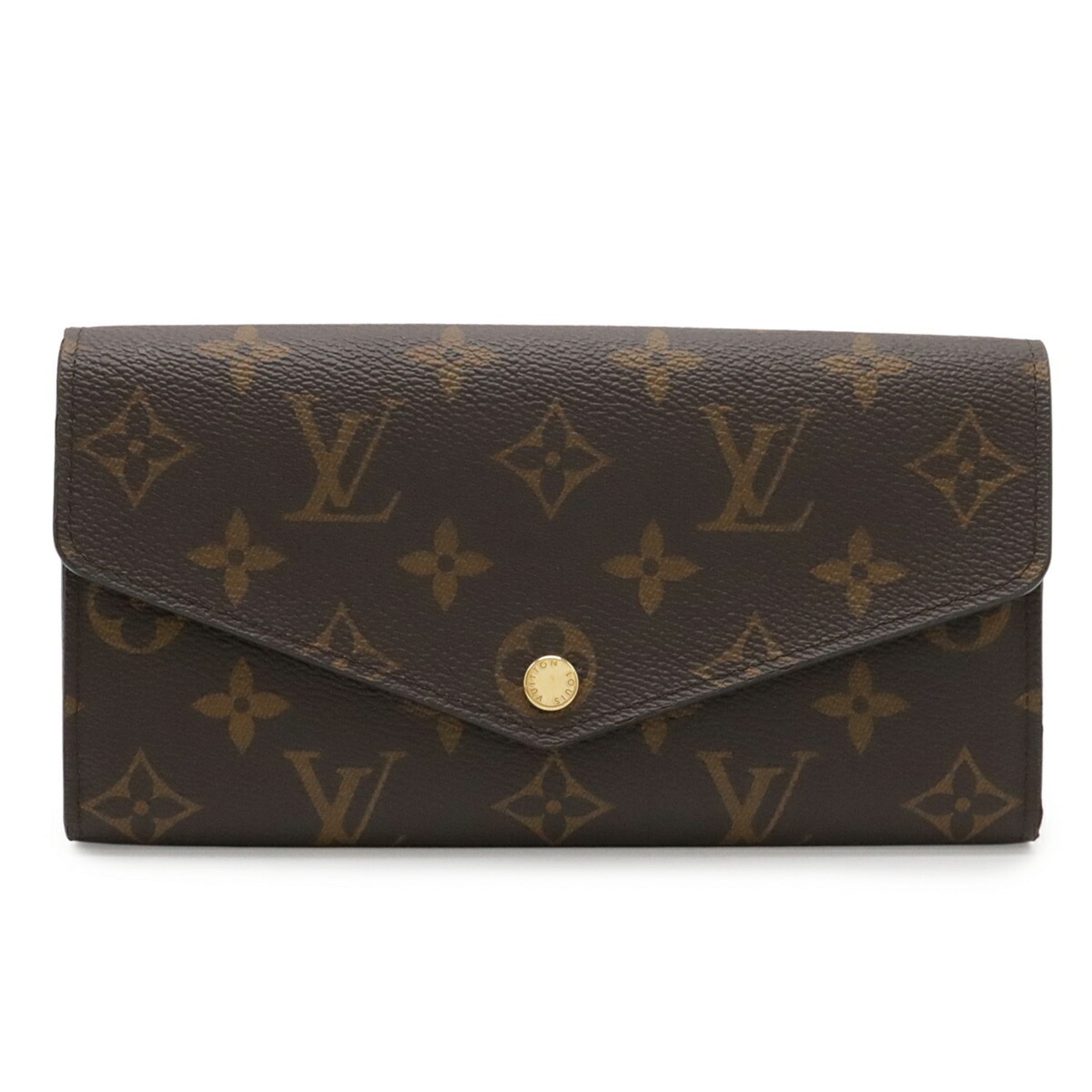 Louis Vuitton Monogram Fuchsia Monogram Long Wallet (Bi-Fold) (Pre-Owned)