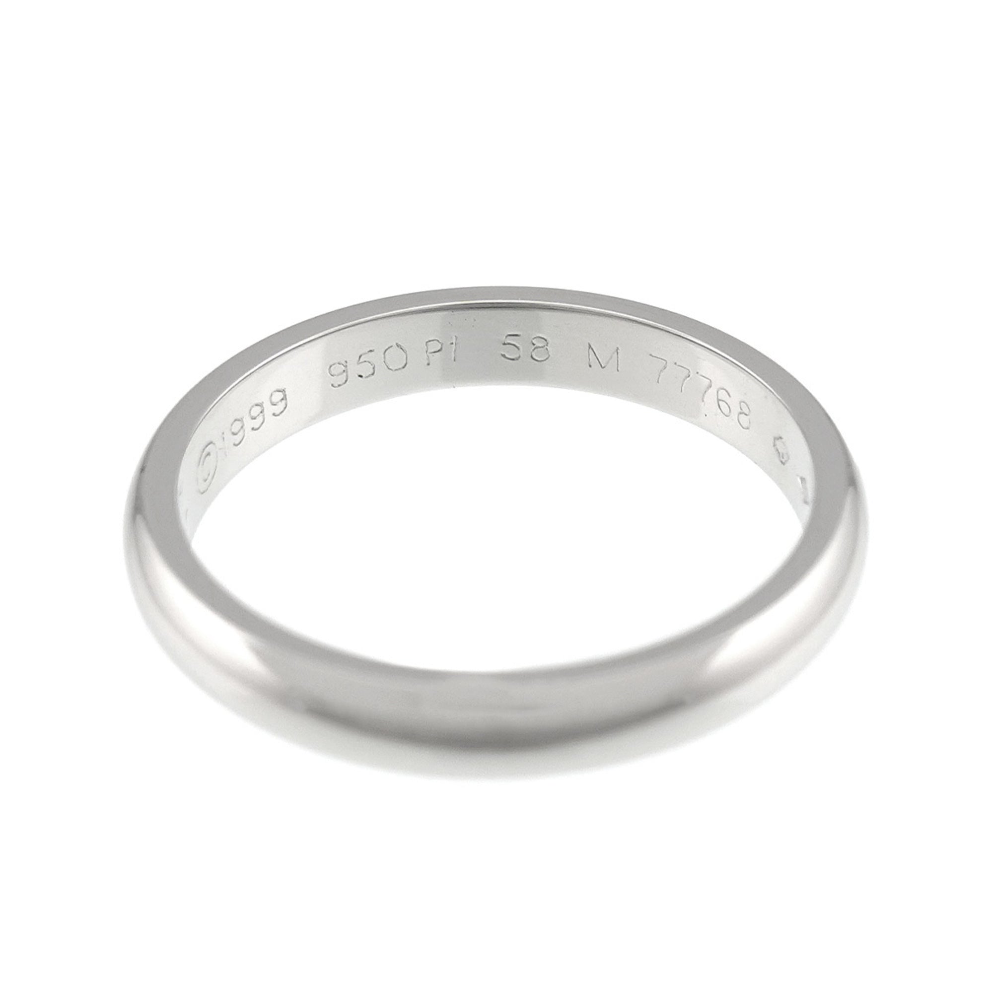 Cartier Platinum 950 Band Ring (Pre-Owned)