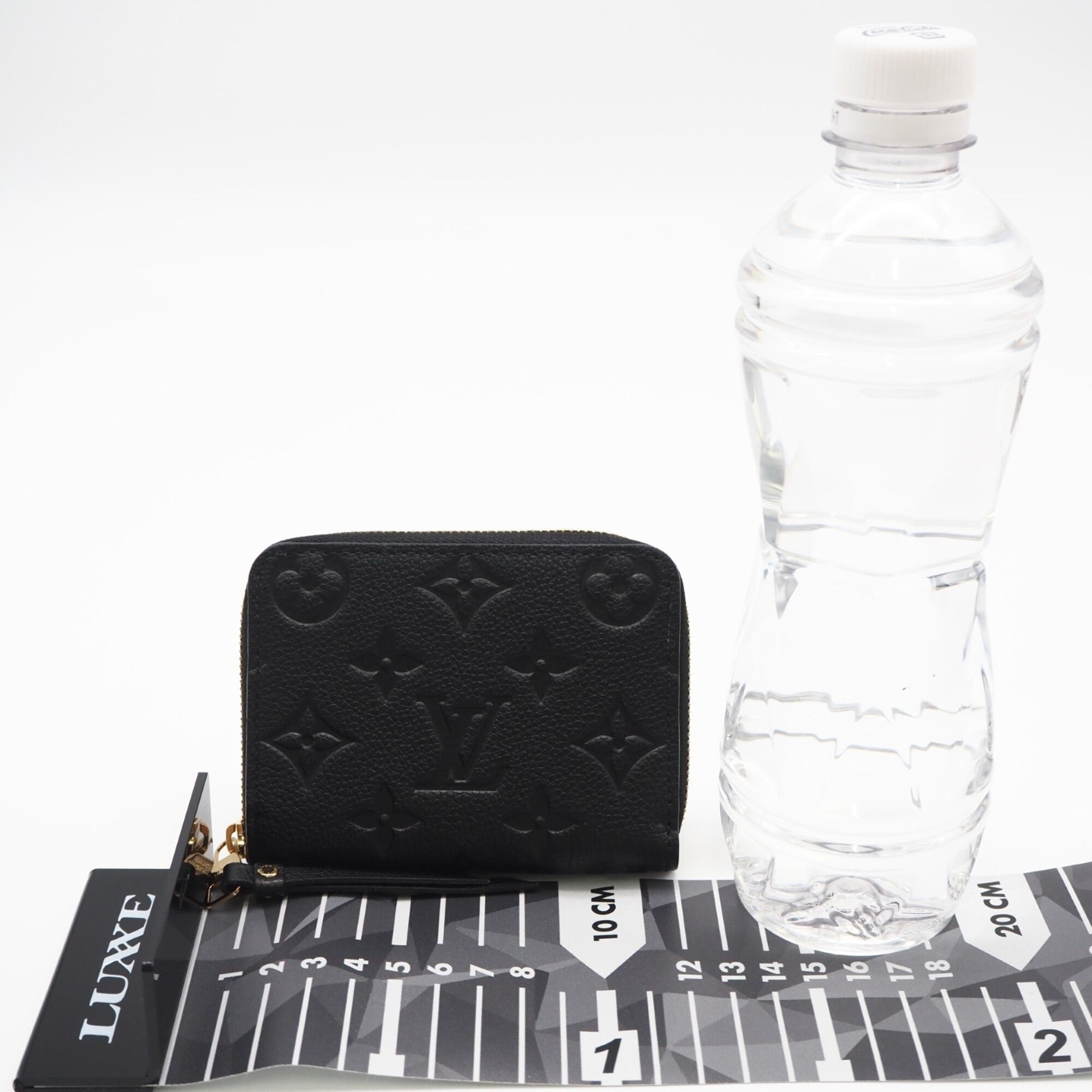 Louis Vuitton Monogram Empreinte Black Noir Leather Coin Purse/Coin Case (Pre-Owned)