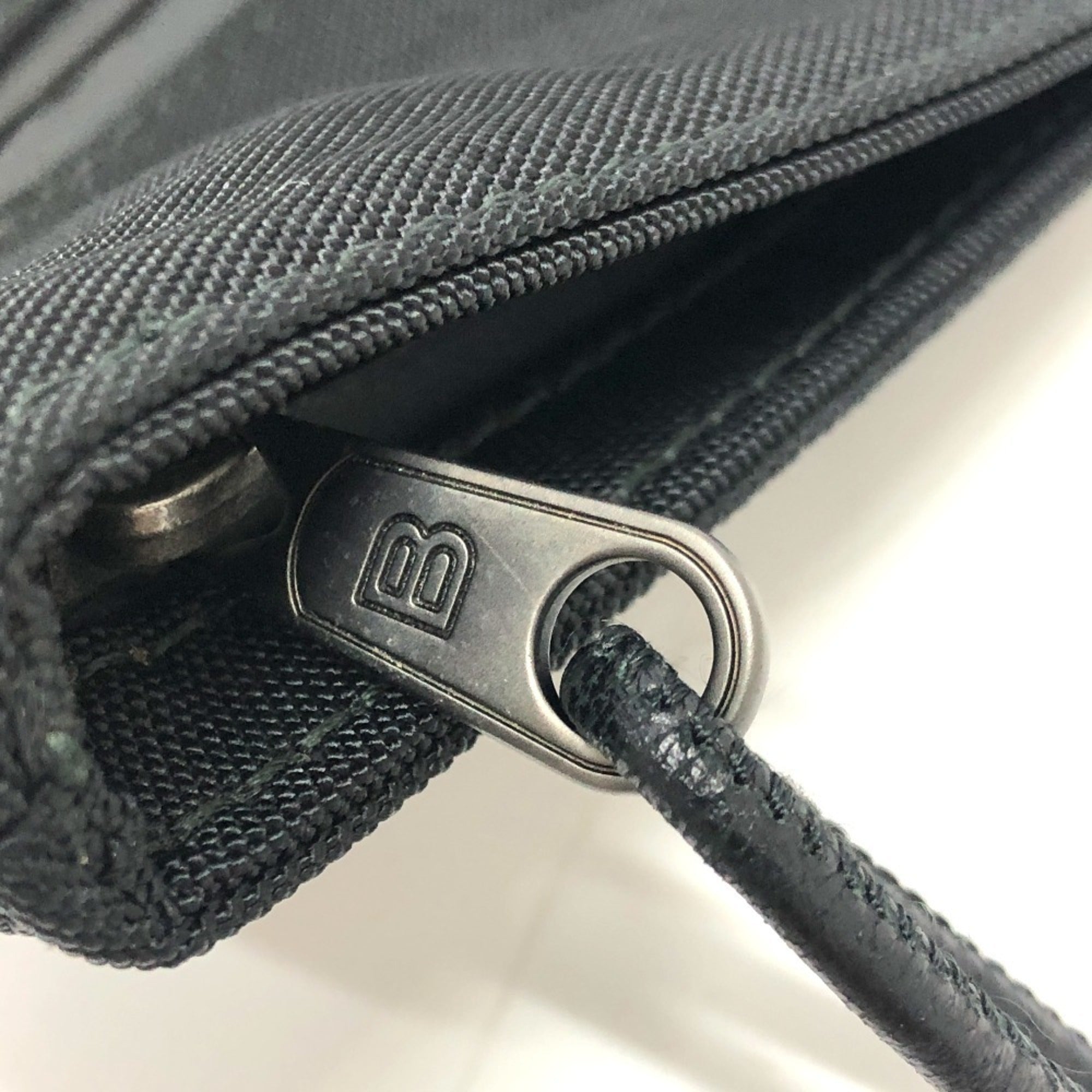Balenciaga Black Nylon Clutch Bag Pouch (Pre-Owned)