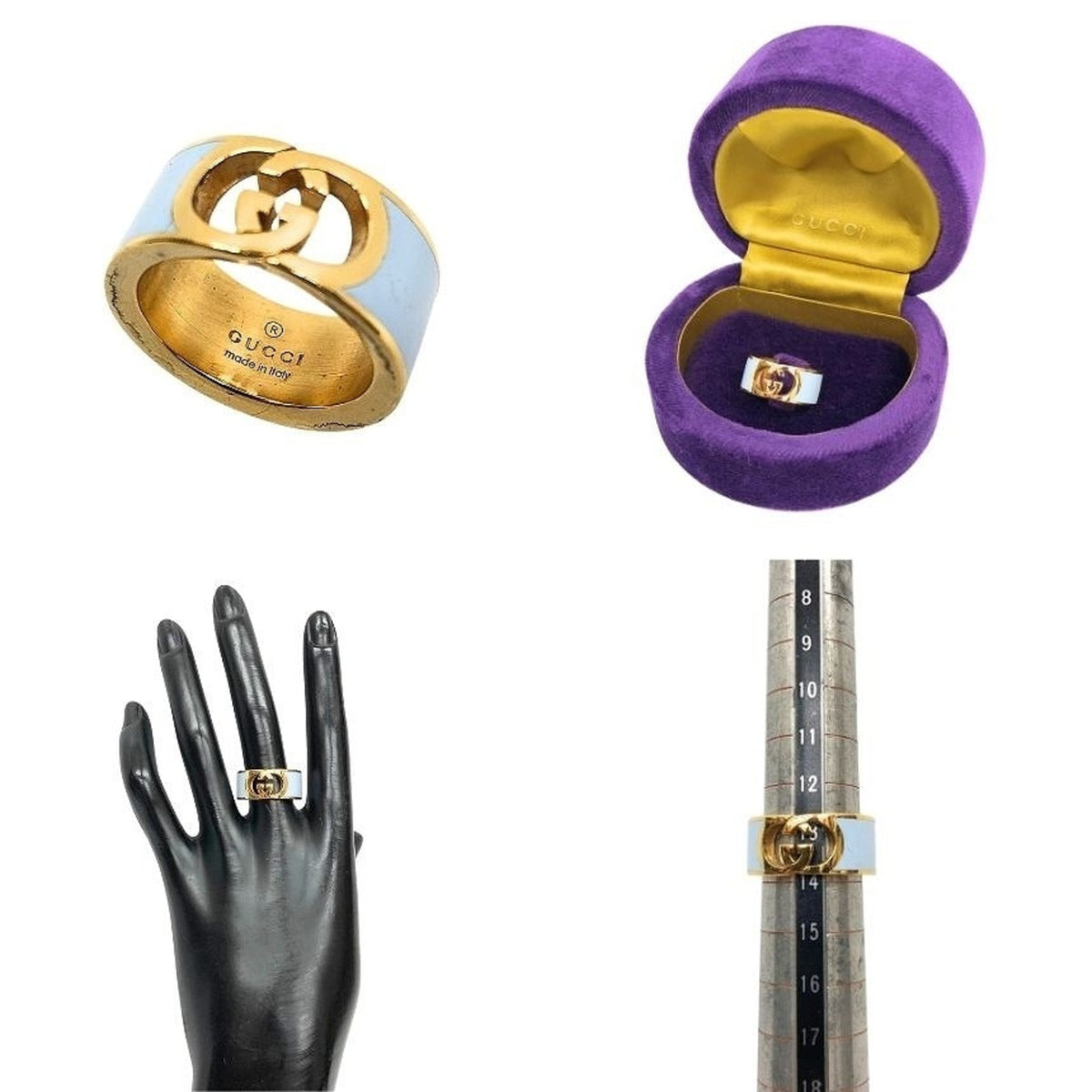Gucci Yellow Gold Band Ring (Pre-Owned)