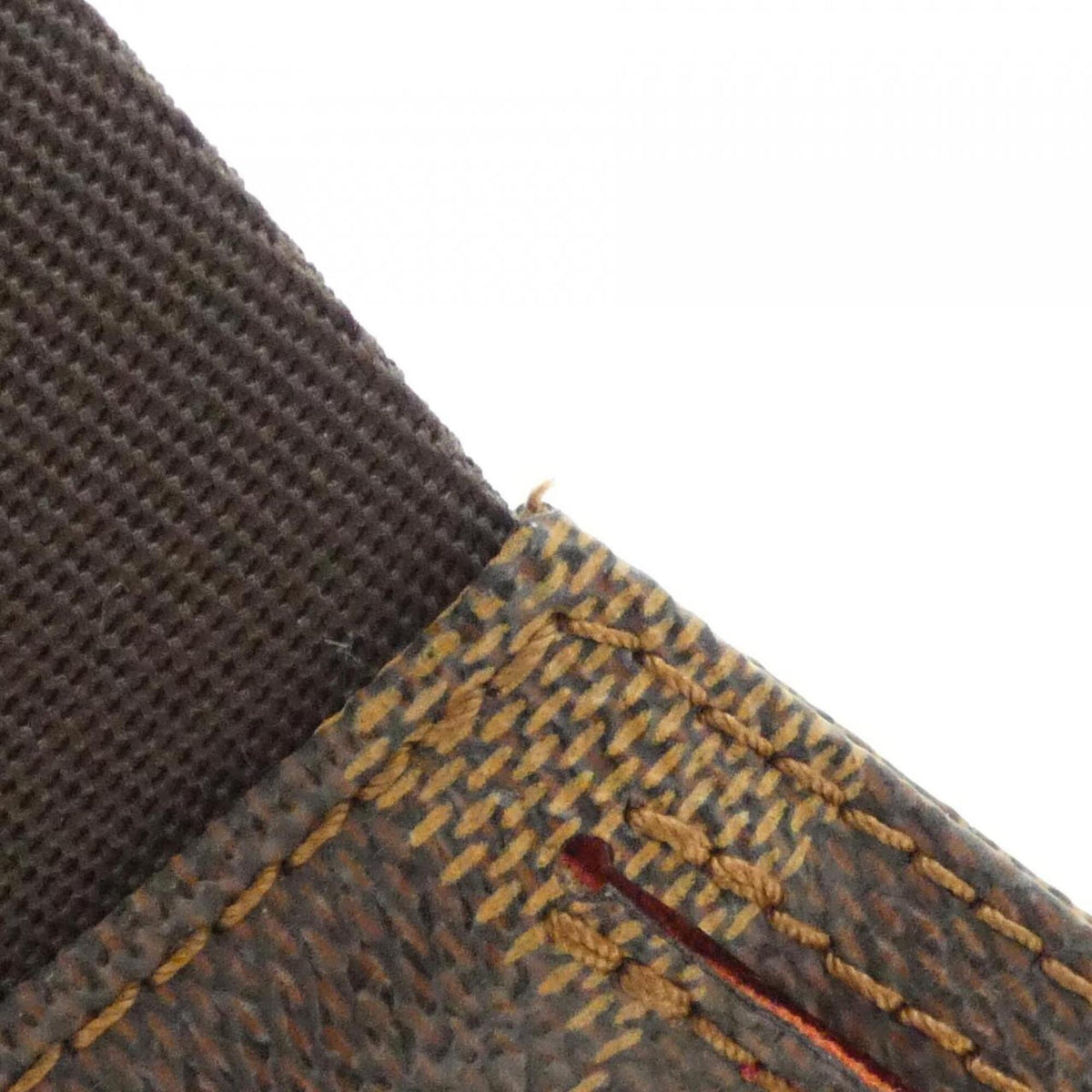 Louis Vuitton Damier Ebene Coated Canvas Shoulder Bag (Pre-Owned)