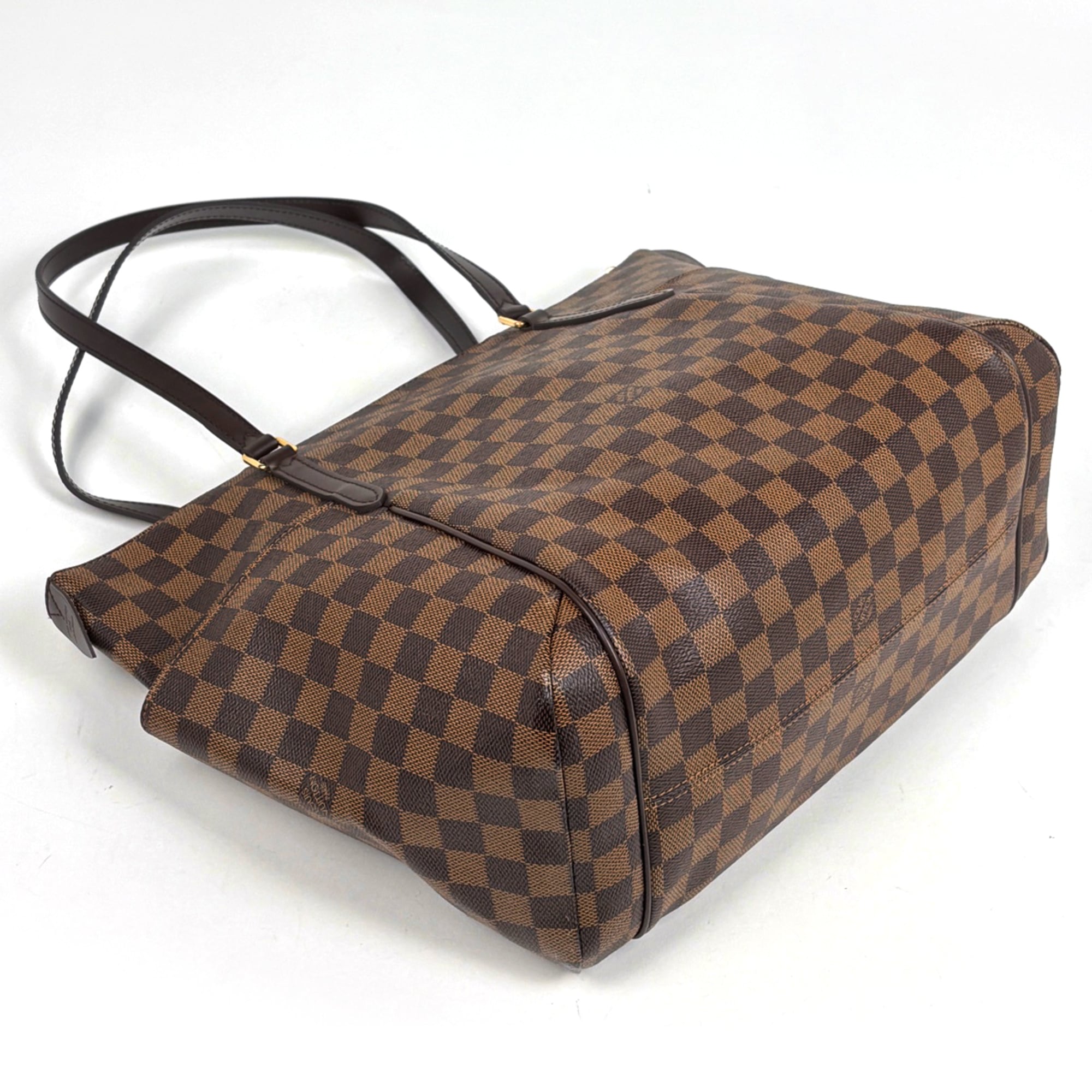 Louis Vuitton Damier Brown Damier Canvas Shoulder Bag Tote Bag (Pre-Owned)