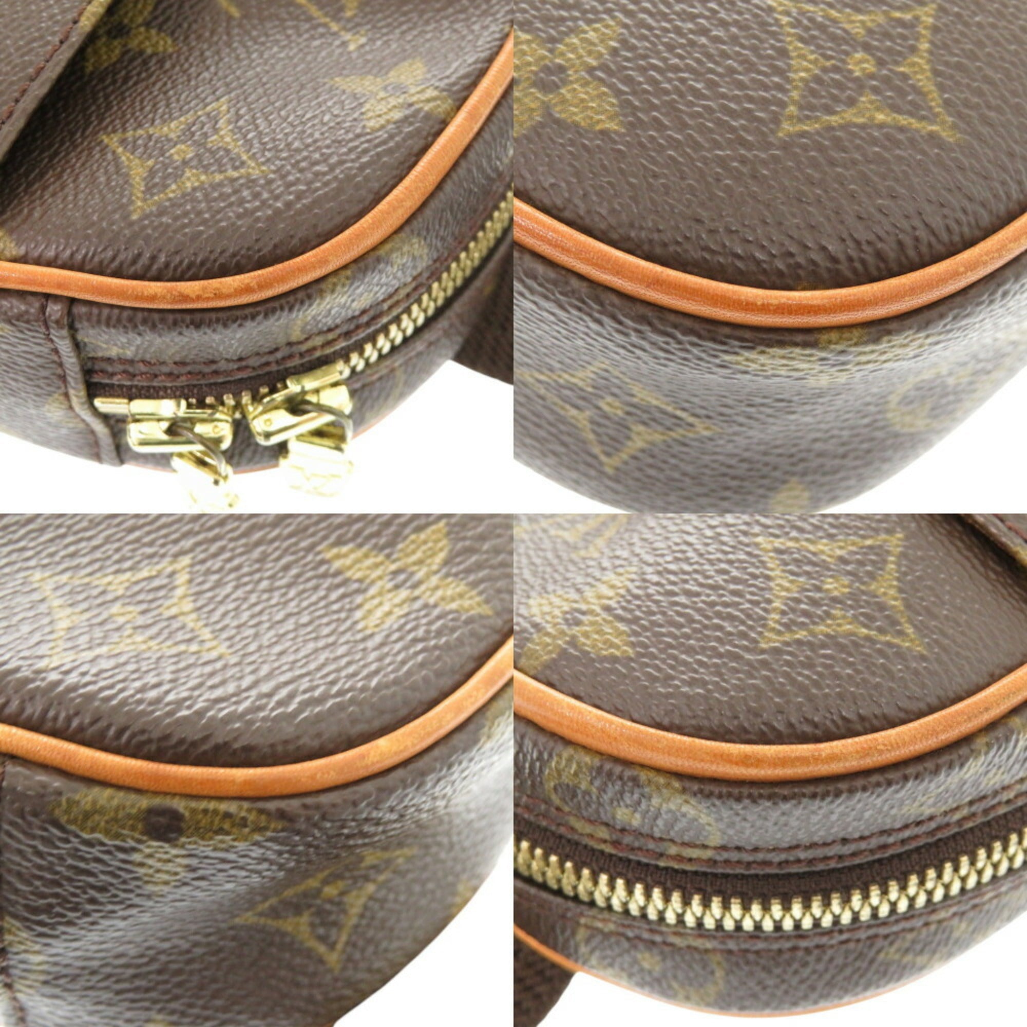 Louis Vuitton Brown Monogram Pochette Sling Bag (Pre-Owned)