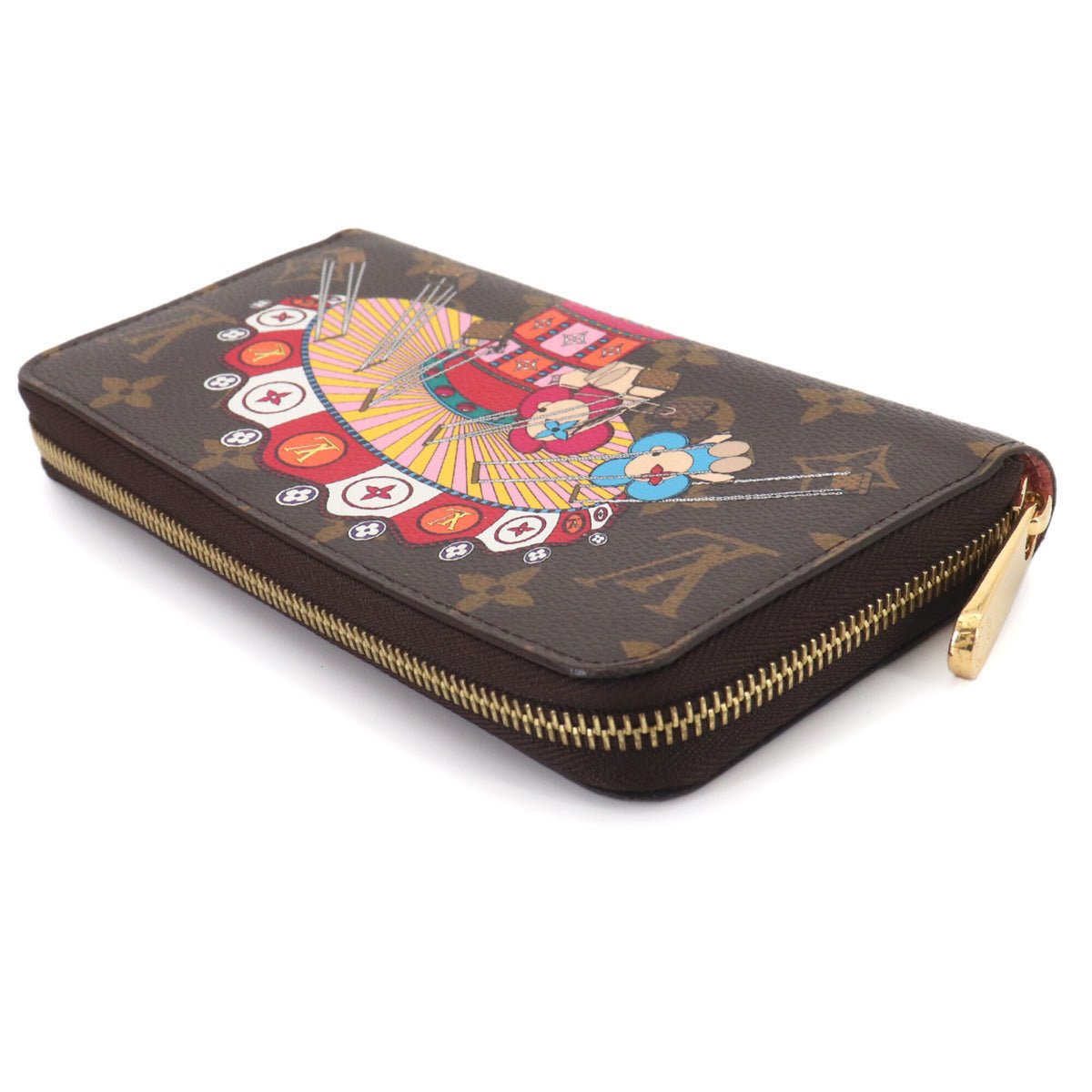 Louis Vuitton Monogram Multi-Color Monogram Canvas Long Wallet (Bi-Fold) (Pre-Owned)