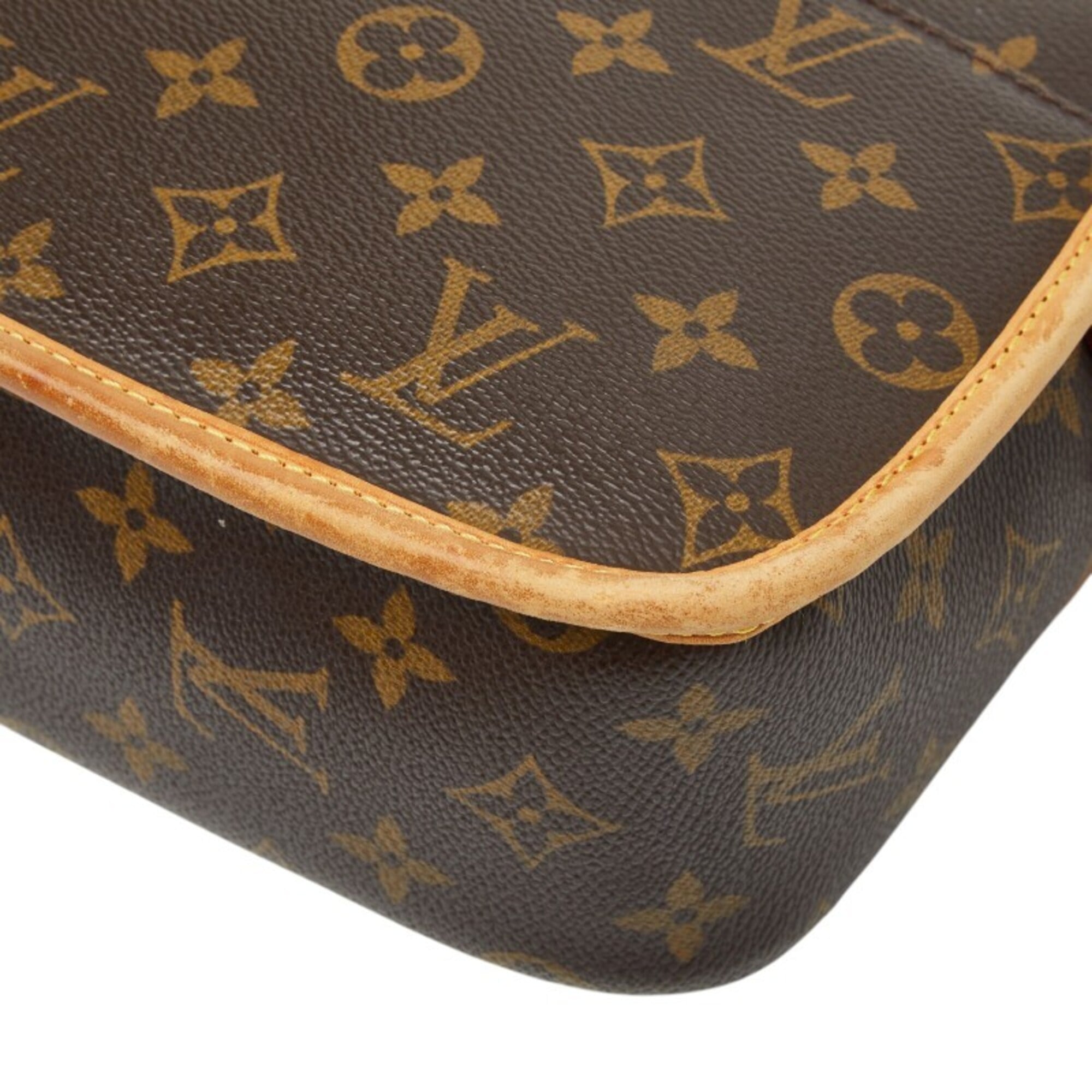 Louis Vuitton Brown Pvc Leather Shoulder Bag (Pre-Owned)