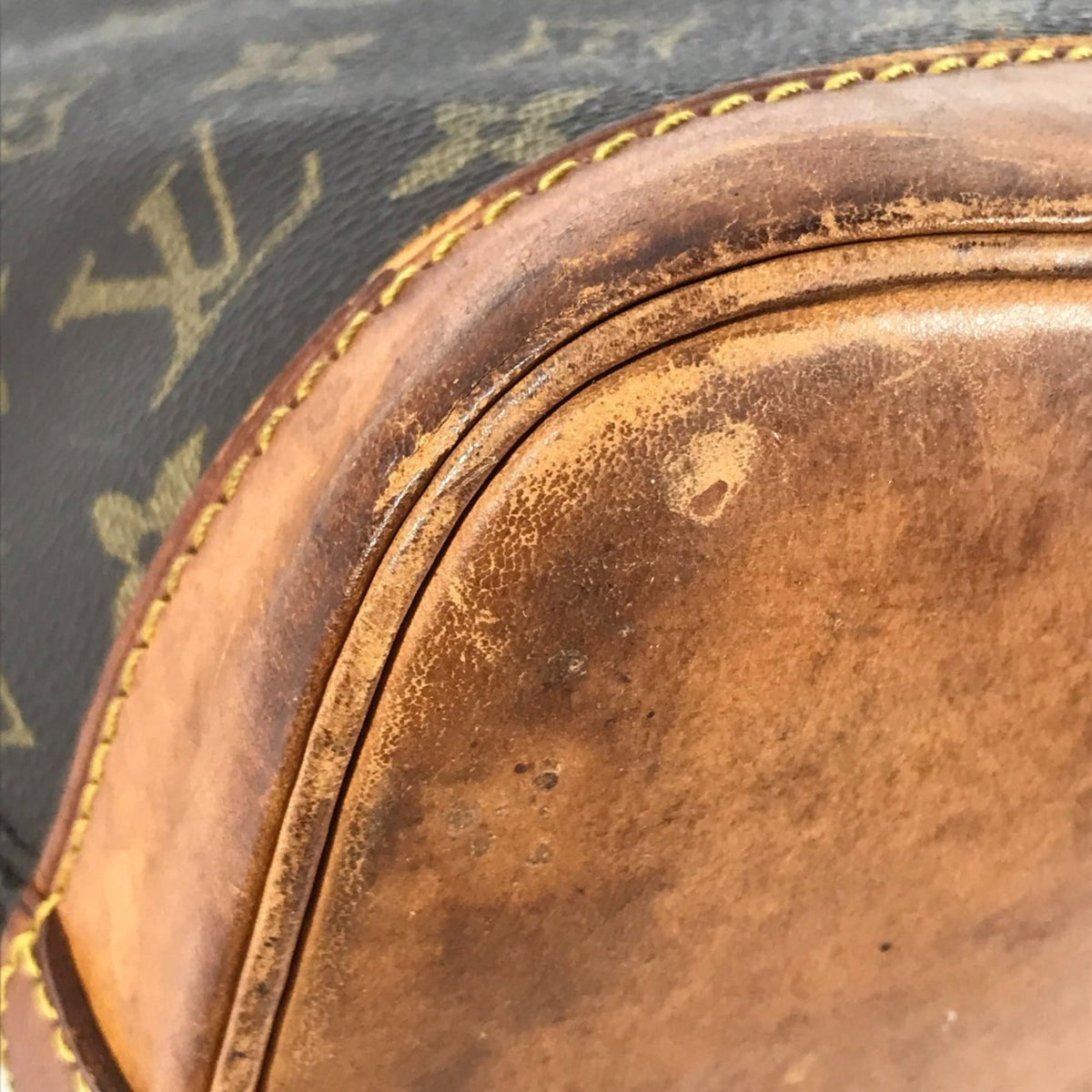 Louis Vuitton Brown Monogram Canvas Handbag Tote Bag (Pre-Owned)