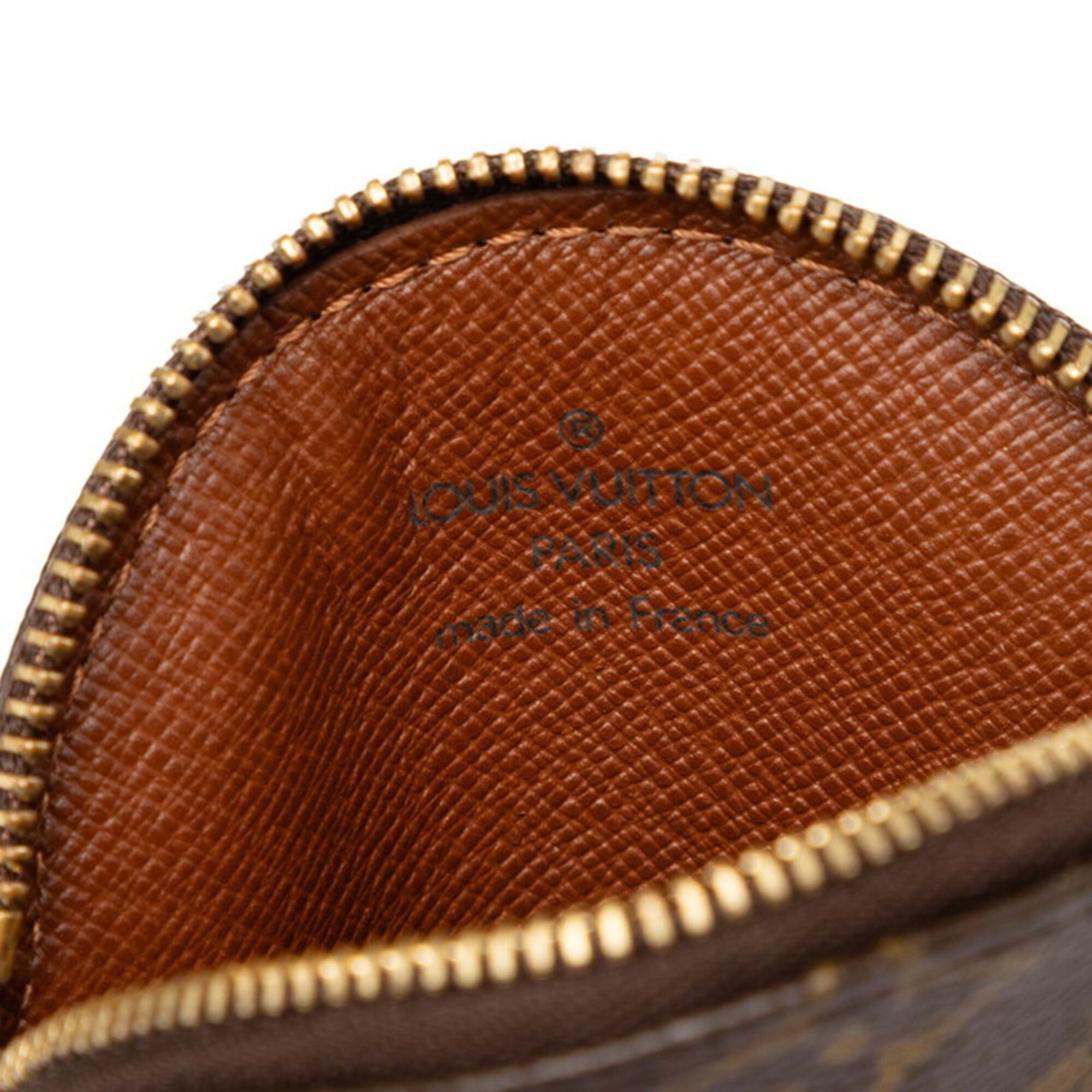 Louis Vuitton Brown Pvc Leather Coin Purse/Coin Case (Pre-Owned)