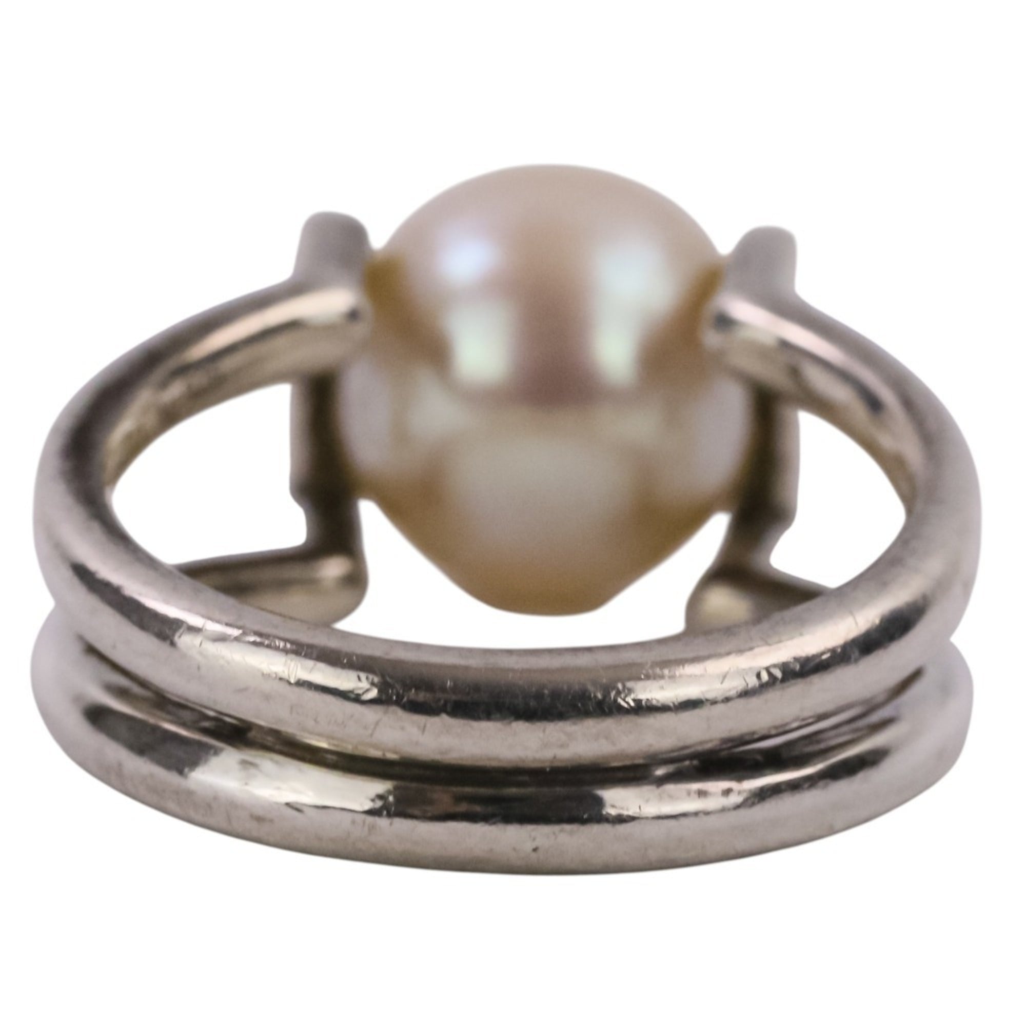 Tiffany Silver Silver 925 Band Ring (Pre-Owned)