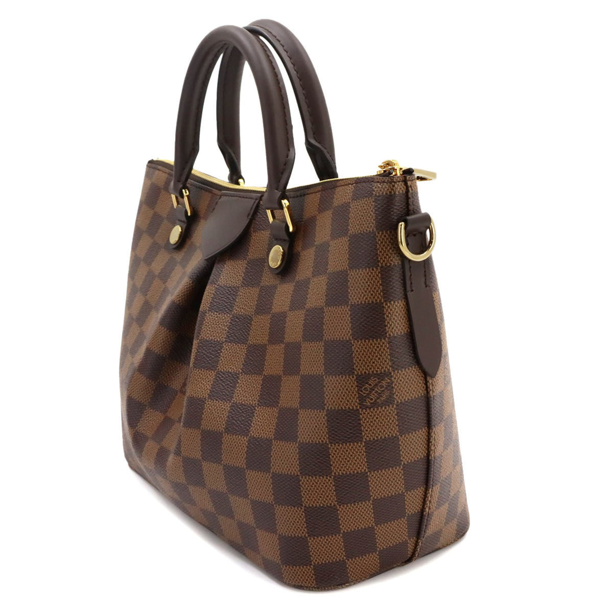 Louis Vuitton Ebene Damier Canvas Handbag (Pre-Owned)