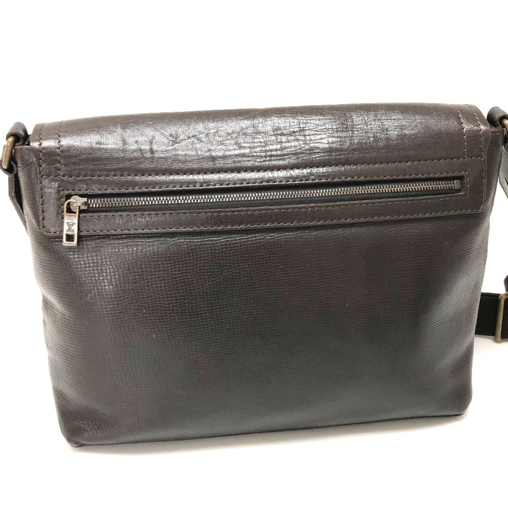 Louis Vuitton Brown Leather Shoulder Bag (Pre-Owned)