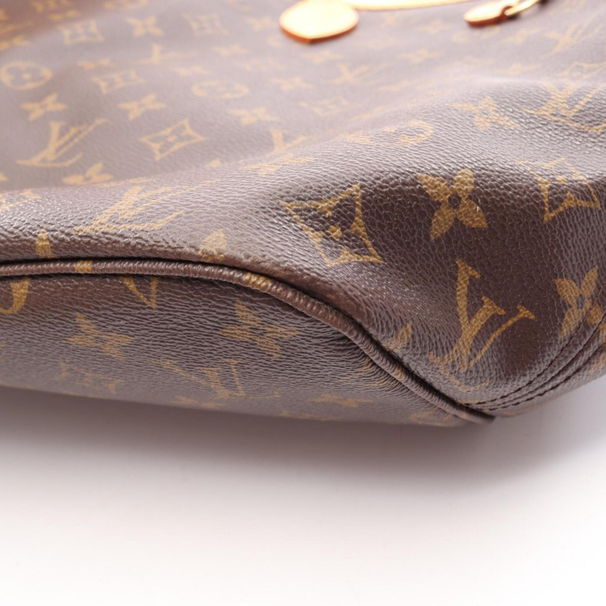 Louis Vuitton Brown Pvc Leather Handbag Tote Bag (Pre-Owned)