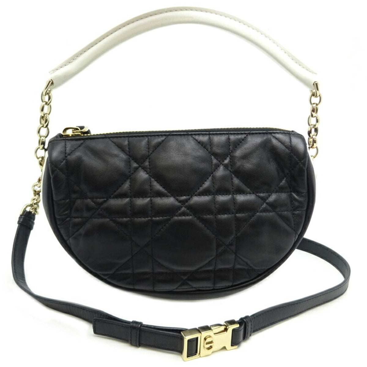 Christian Dior Black Leather Handbag (Pre-Owned)