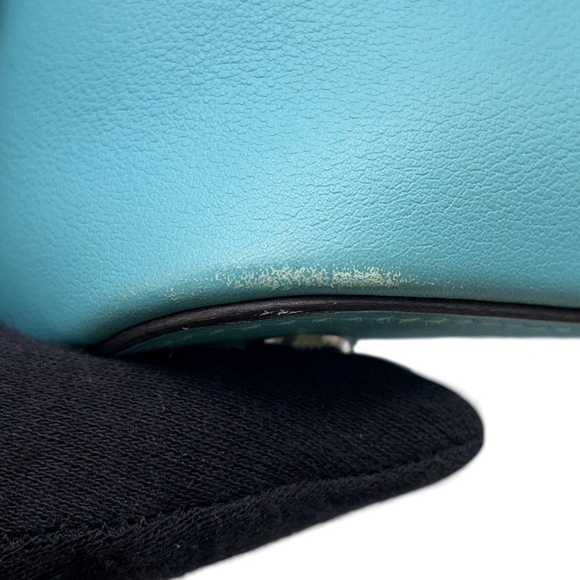 Hermes Blue Swift Leather Handbag (Pre-Owned)