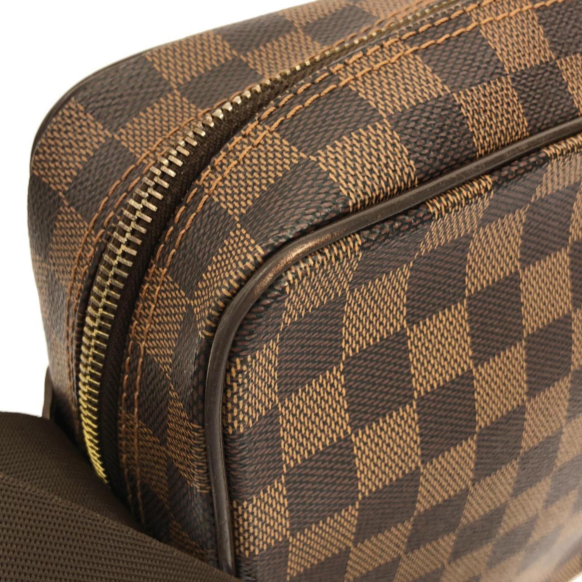 Louis Vuitton Ebene Coated Canvas Shoulder Bag (Pre-Owned)
