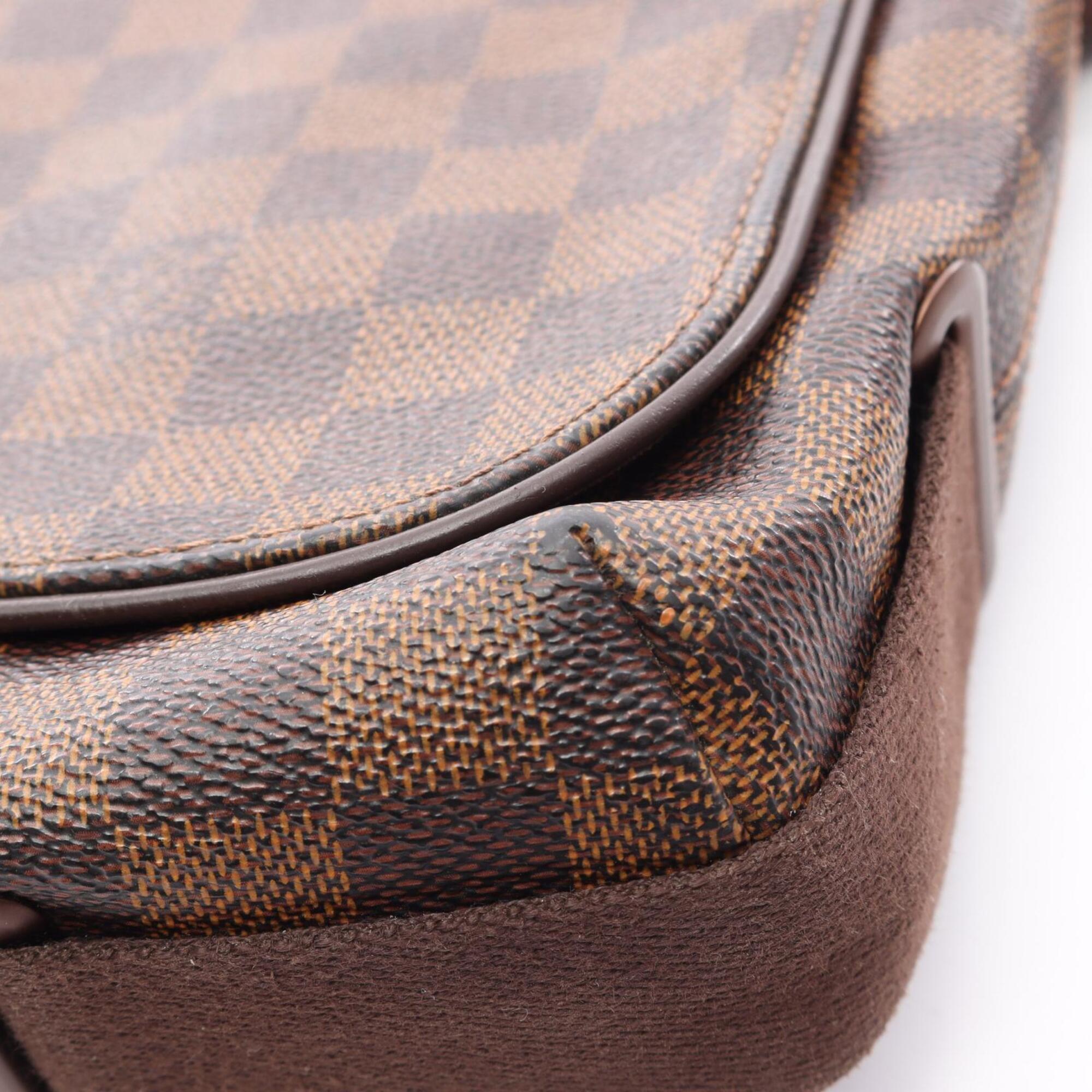 Louis Vuitton Brown Coated Canvas Pvc Leather Handbag Shoulder Bag (Pre-Owned)