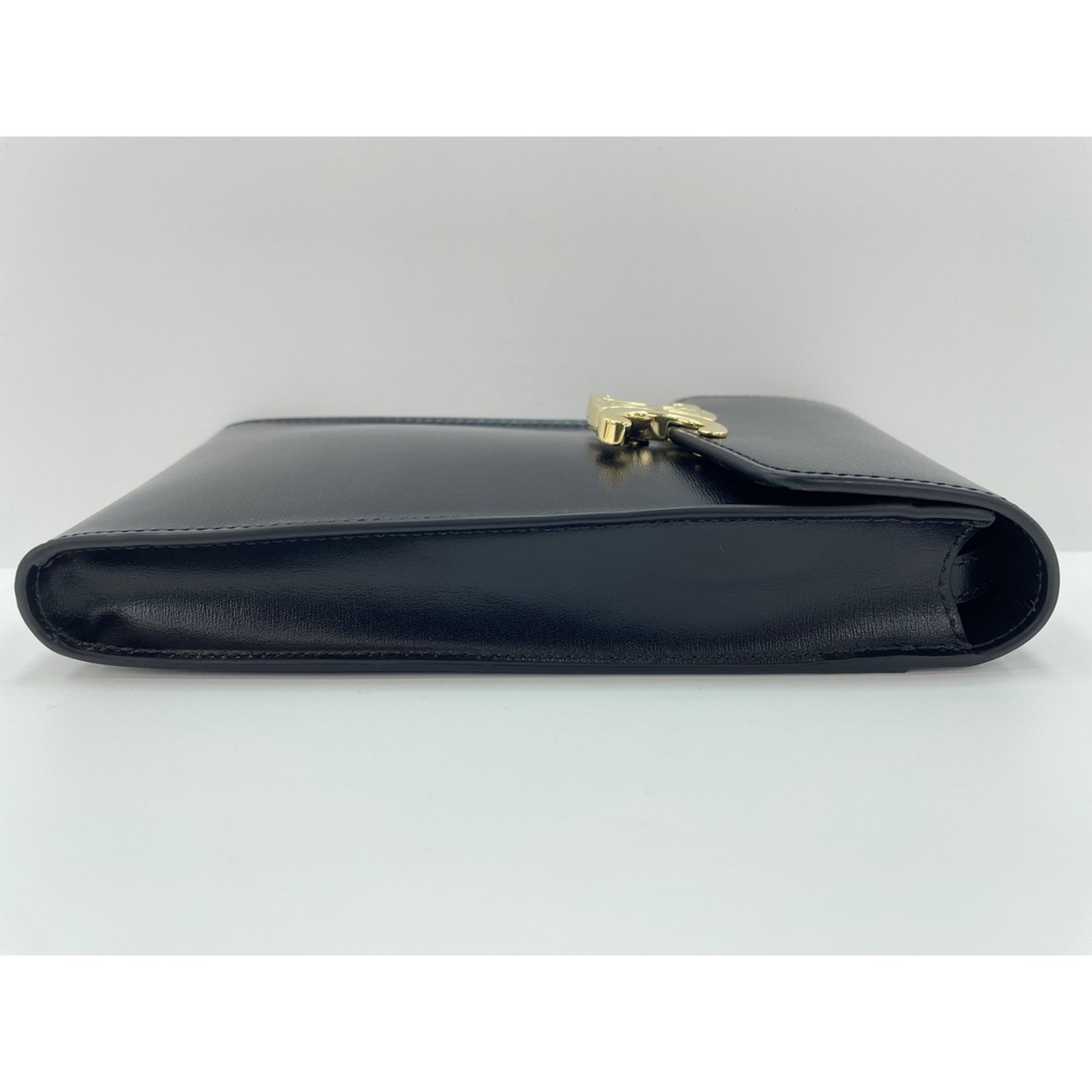 Celine Black Leather Shoulder Bag (Pre-Owned)
