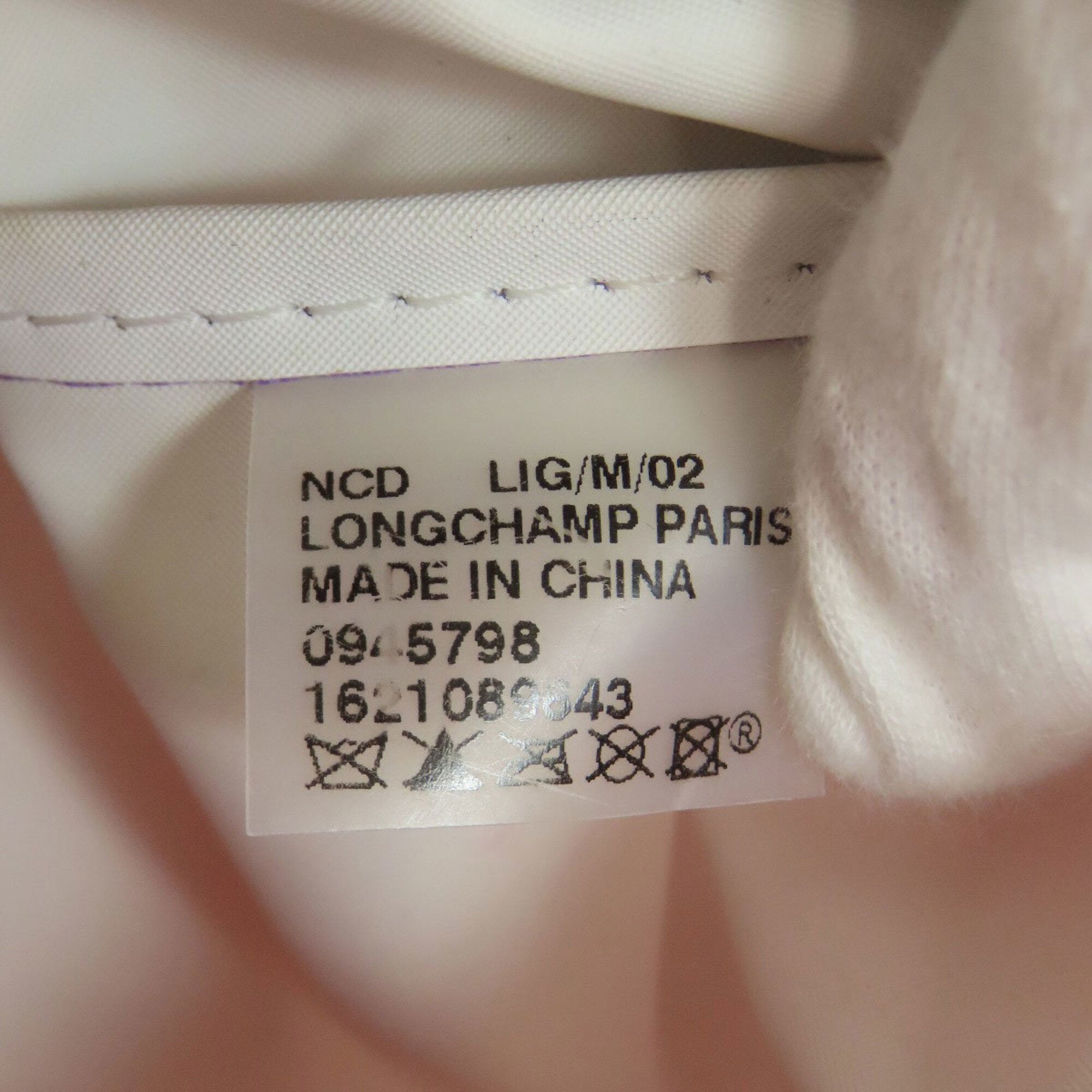 Longchamp Purple Nylon Handbag (Pre-Owned)