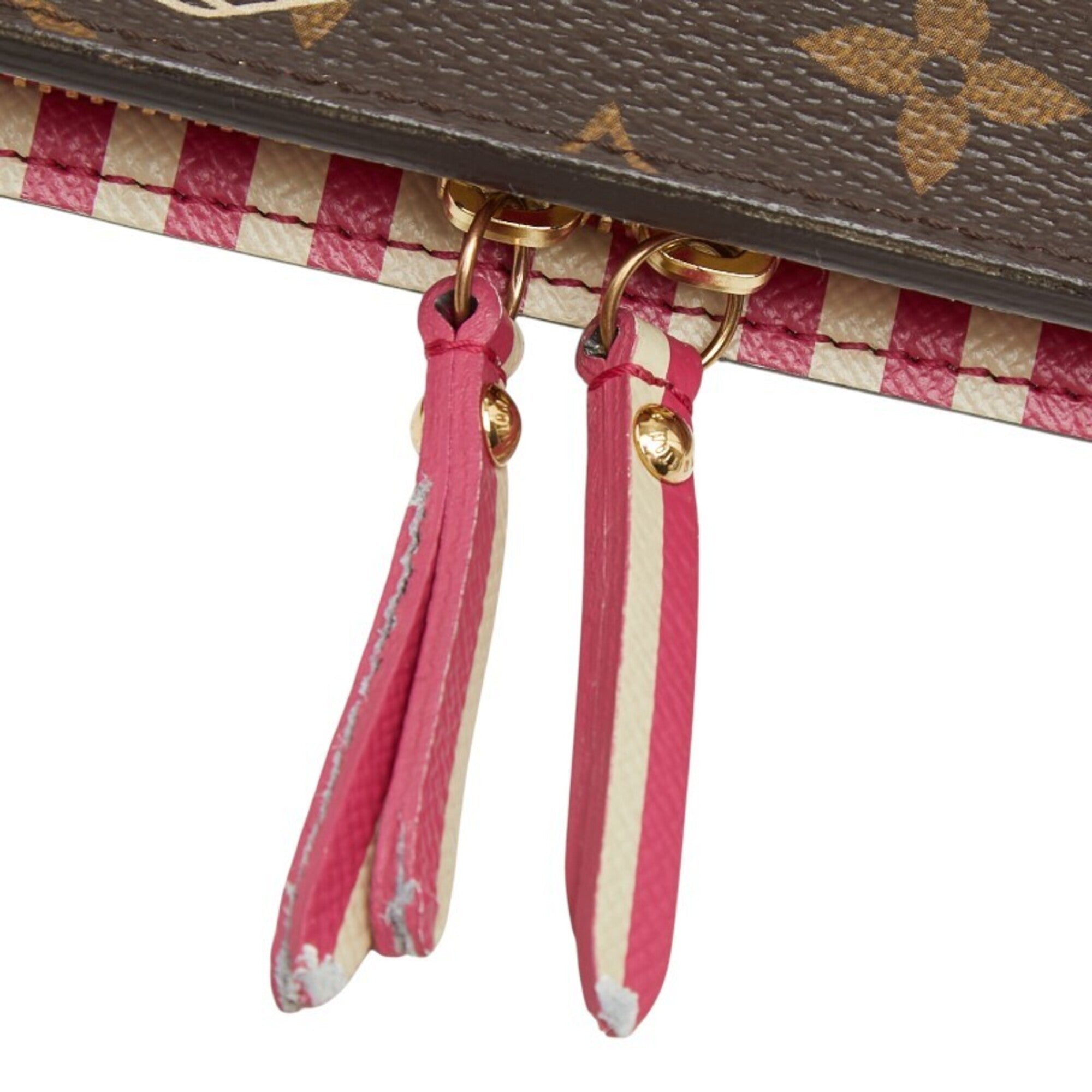 Louis Vuitton Brown Multi-Color Pvc Leather Long Wallet (Bi-Fold) (Pre-Owned)