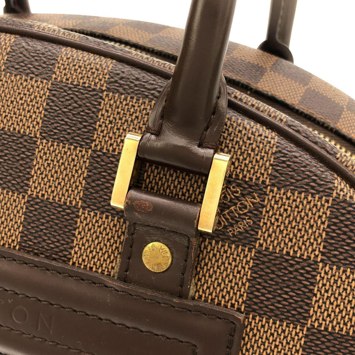 Louis Vuitton Ebene Coated Canvas Handbag (Pre-Owned)