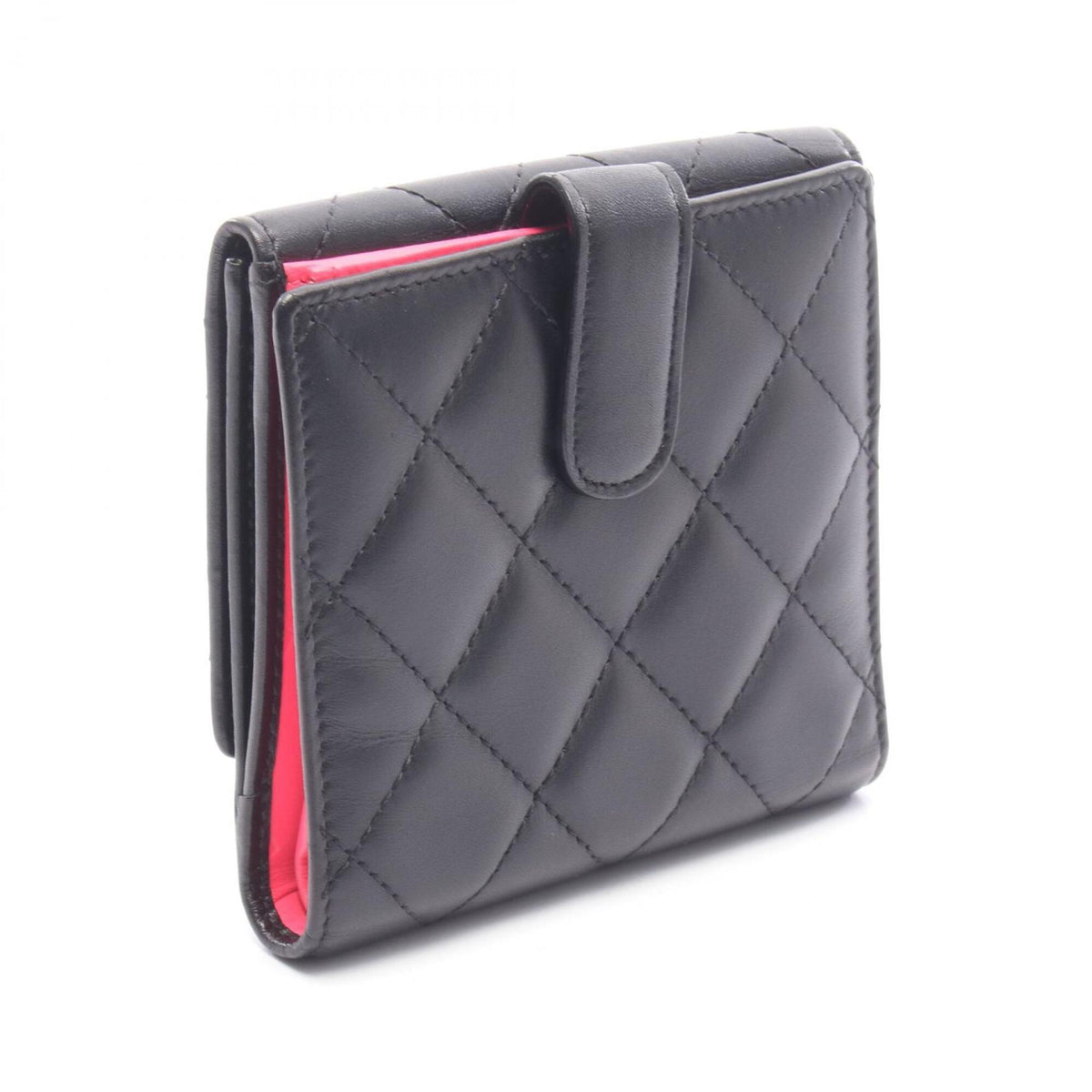Chanel Black Cambon Ligne Wallet (Bi-Fold) (Pre-Owned)