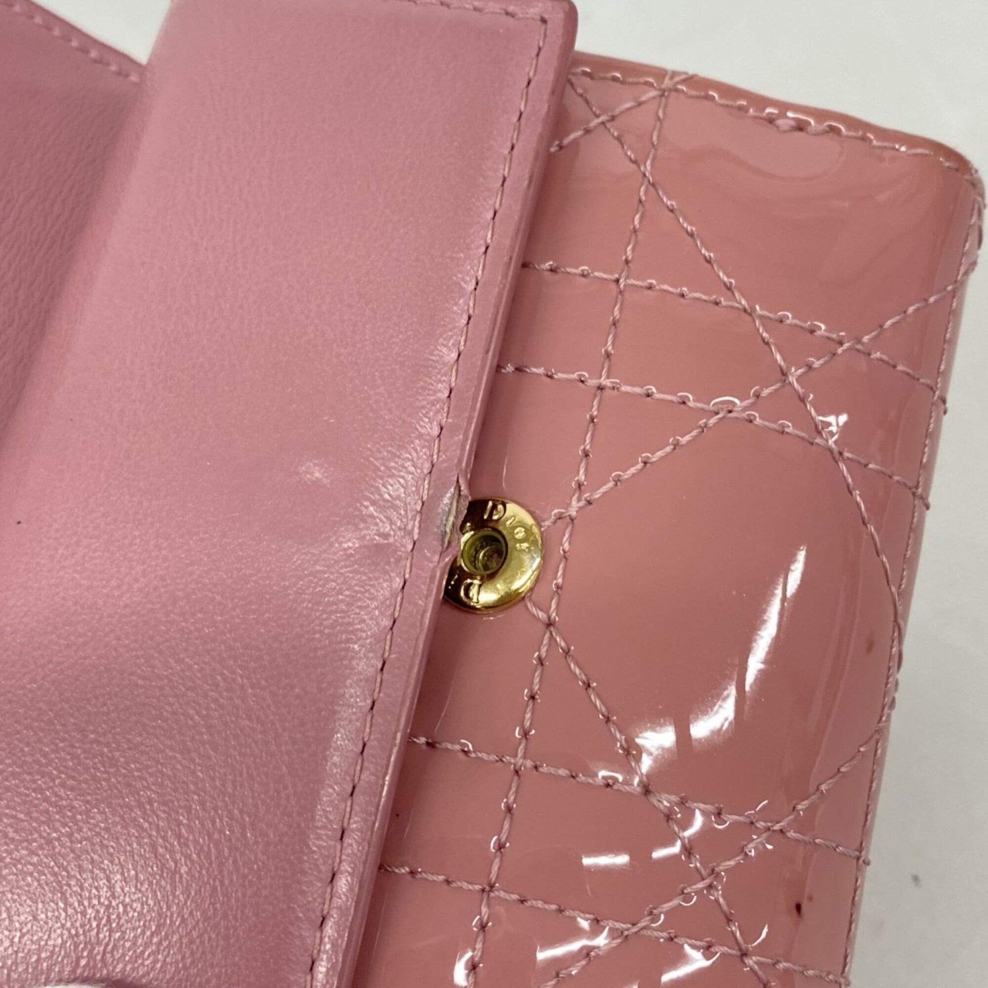 Christian Dior Pink Wallet (Tri-Fold) (Pre-Owned)