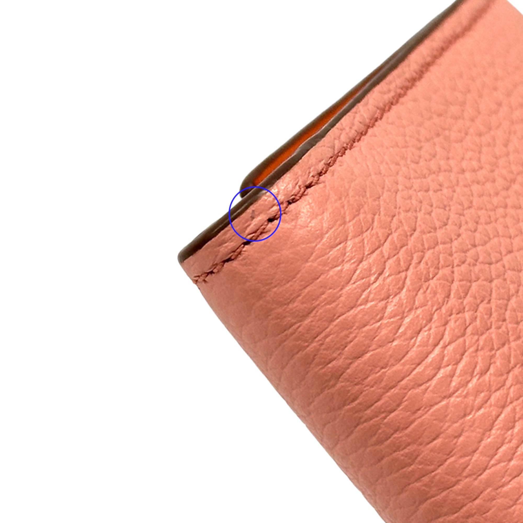 Loewe Brown Orange Pink Wallet (Tri-Fold) (Pre-Owned)