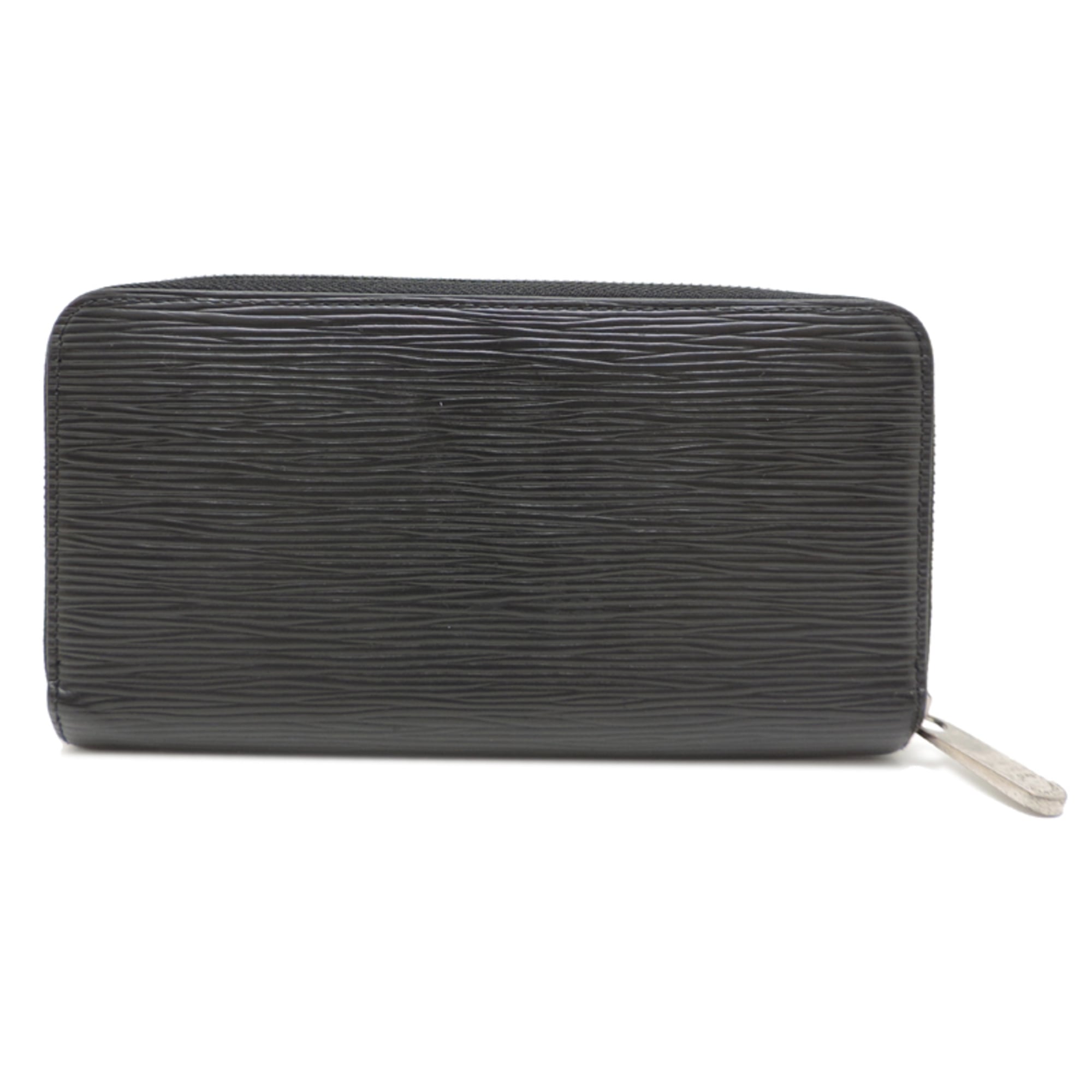 Louis Vuitton Black Noir Epi Leather Long Wallet (Bi-Fold) (Pre-Owned)