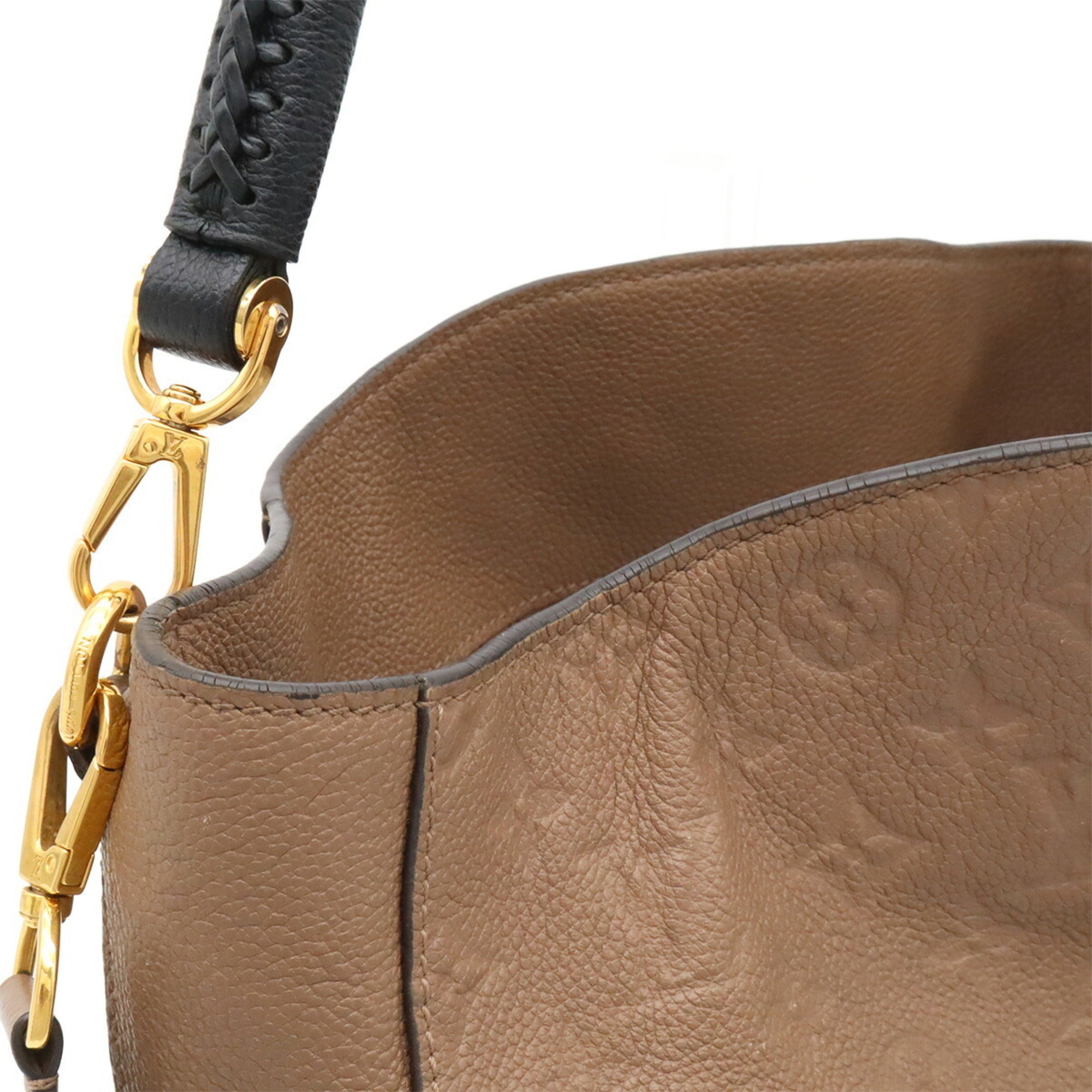 Louis Vuitton Taupe Monogram Empreinte Shoulder Bag (Pre-Owned)
