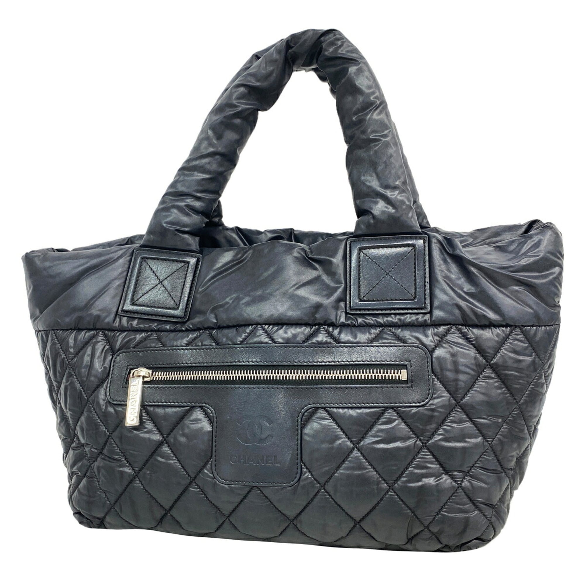 Chanel Black Nylon Tote Bag (Pre-Owned)