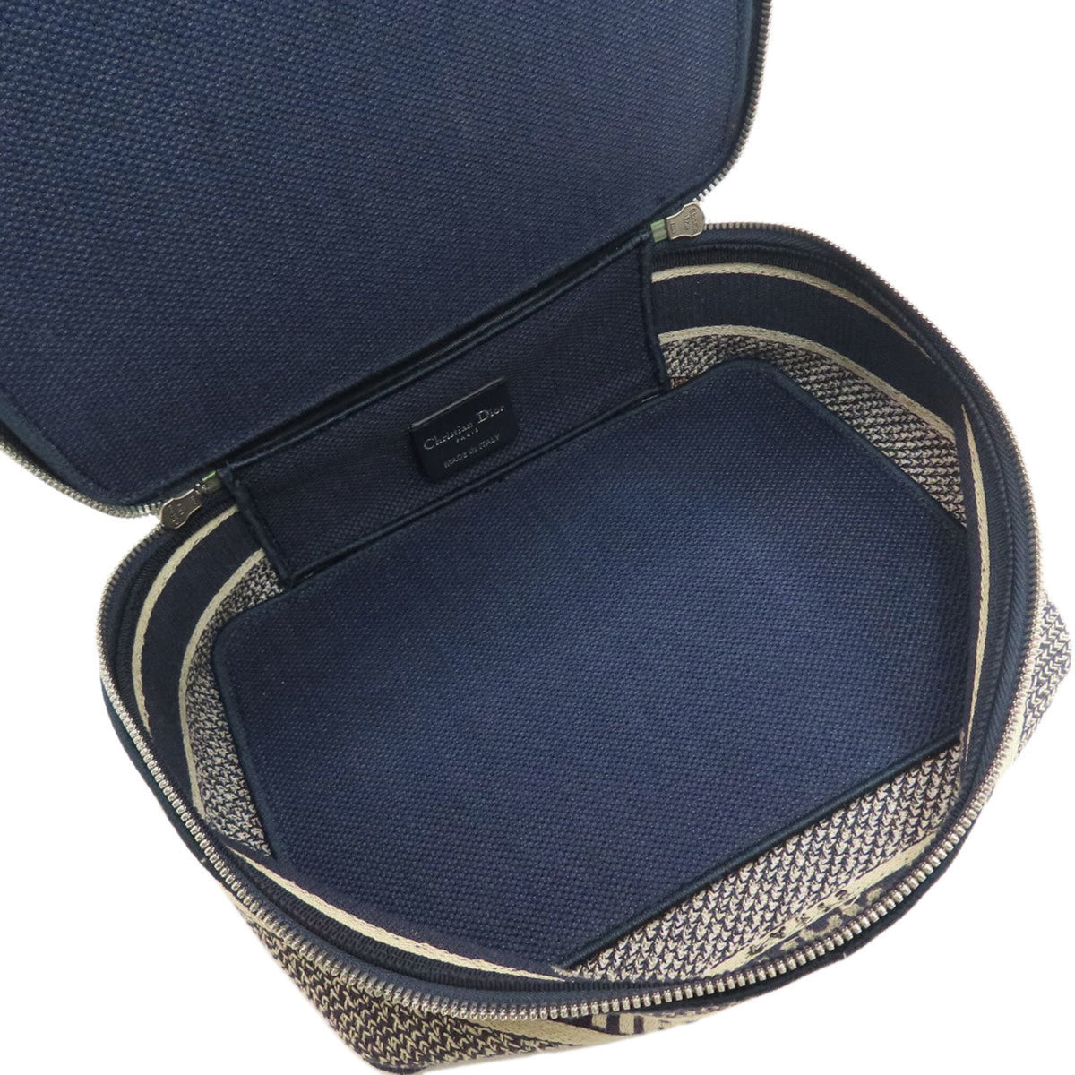 Christian Dior Navy Canvas Handbag (Pre-Owned)