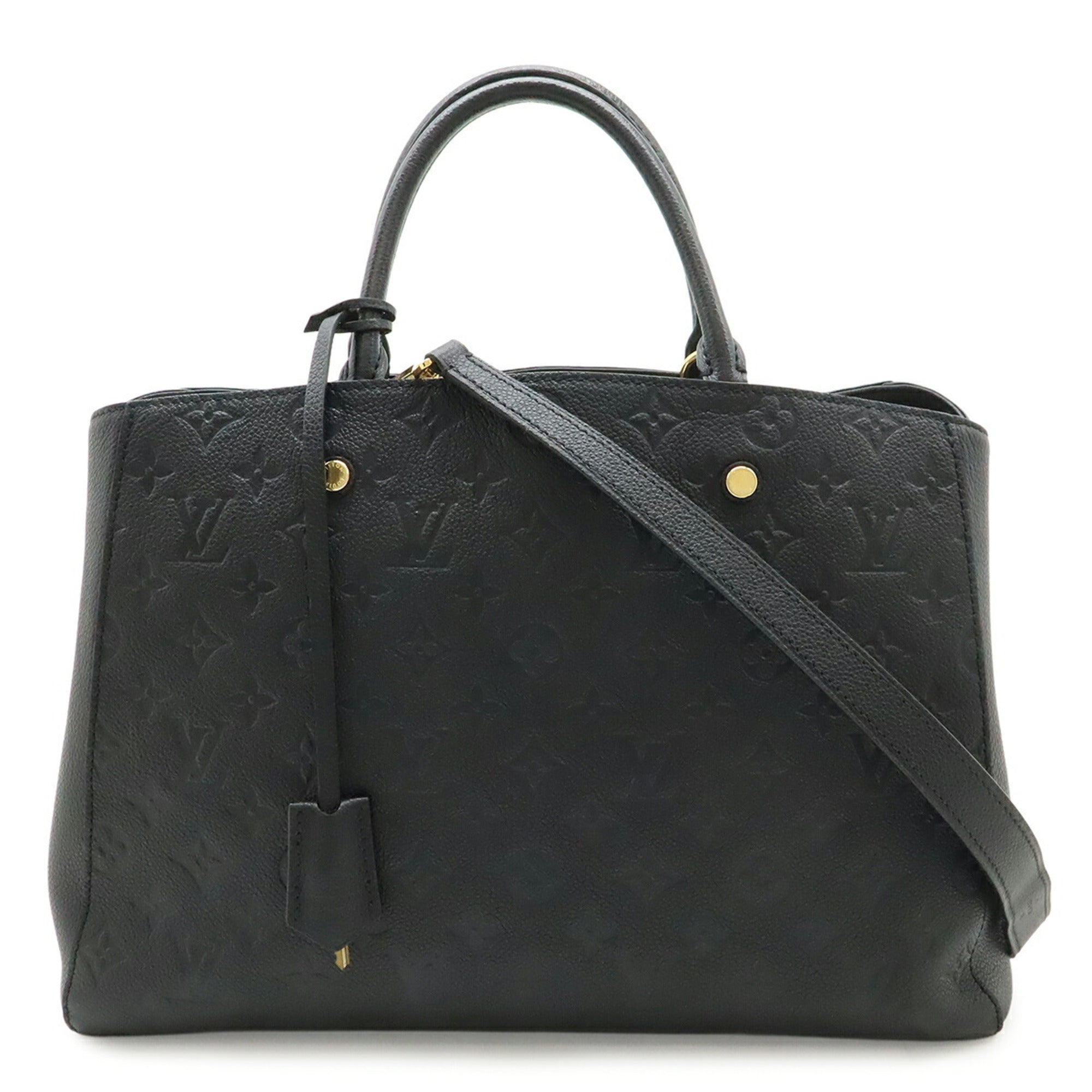 Louis Vuitton Monogram Noir Monogram Empreinte Handbag Shoulder Bag Tote Bag (Pre-Owned)