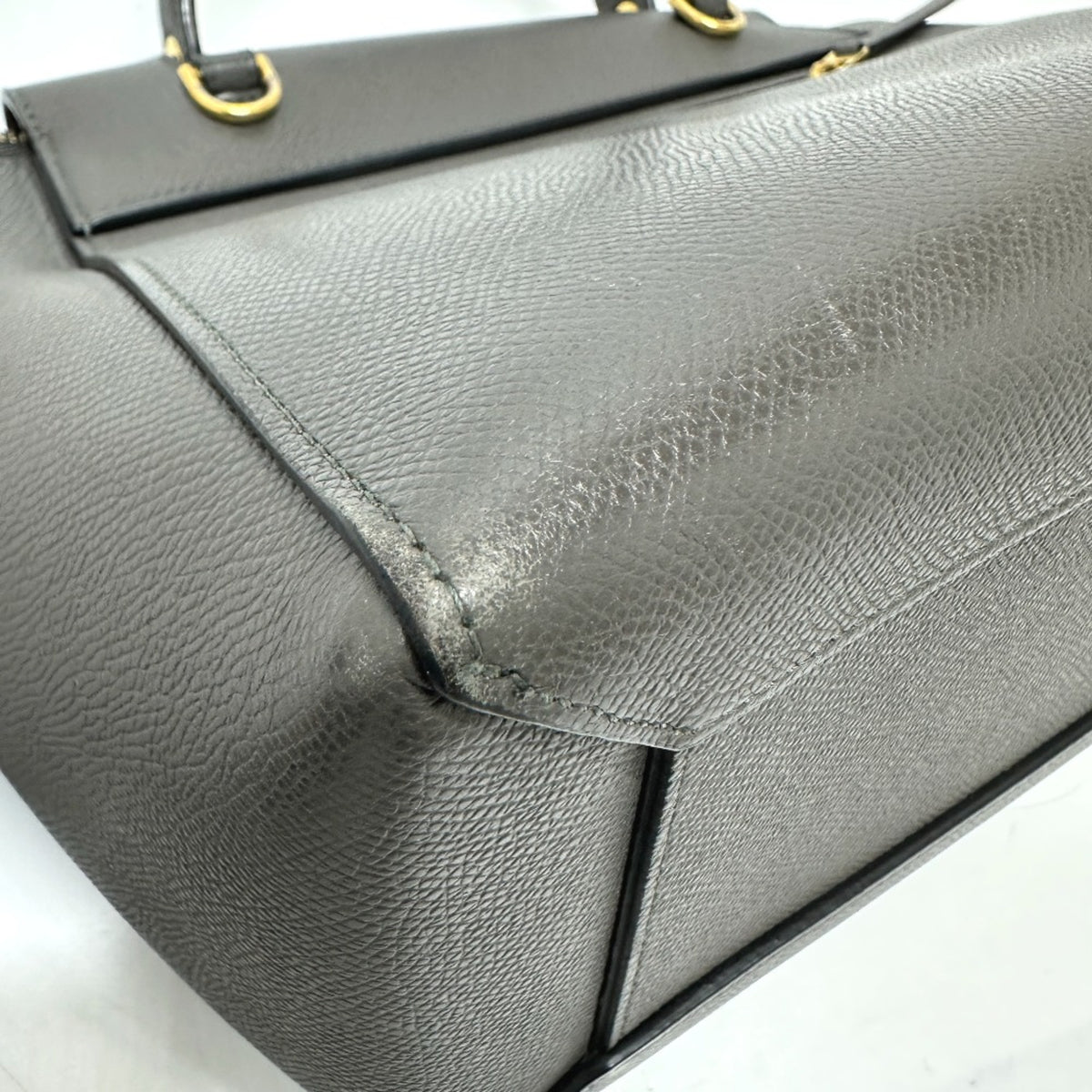 Celine Gray Leather Handbag (Pre-Owned)