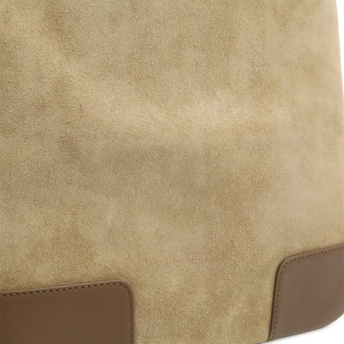 Loewe Beige Brown Suede Leather Shoulder Bag (Pre-Owned)