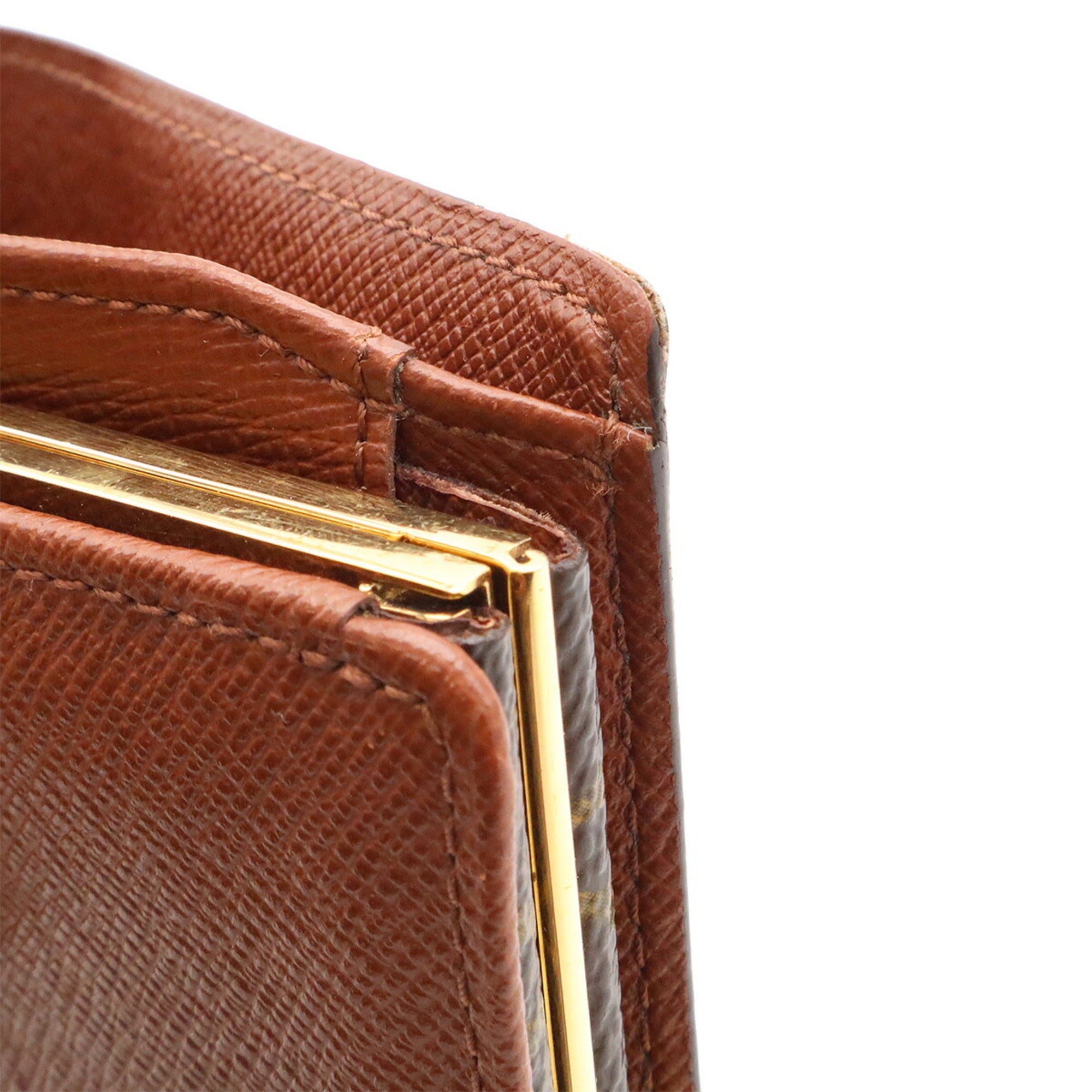 Louis Vuitton Brown Monogram Canvas Wallet (Bi-Fold) (Pre-Owned)