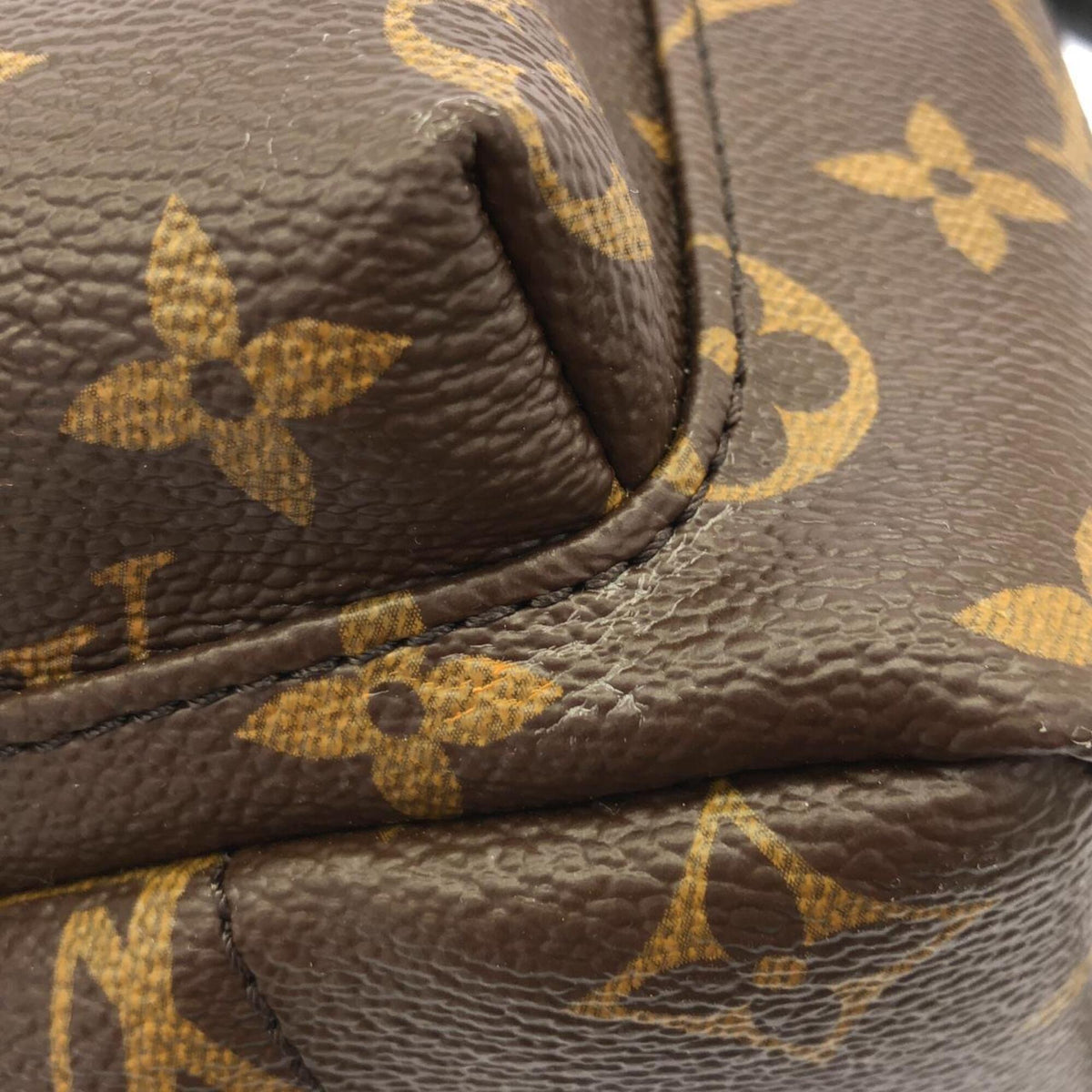 Louis Vuitton Brown Coated Canvas Backpack (Pre-Owned)