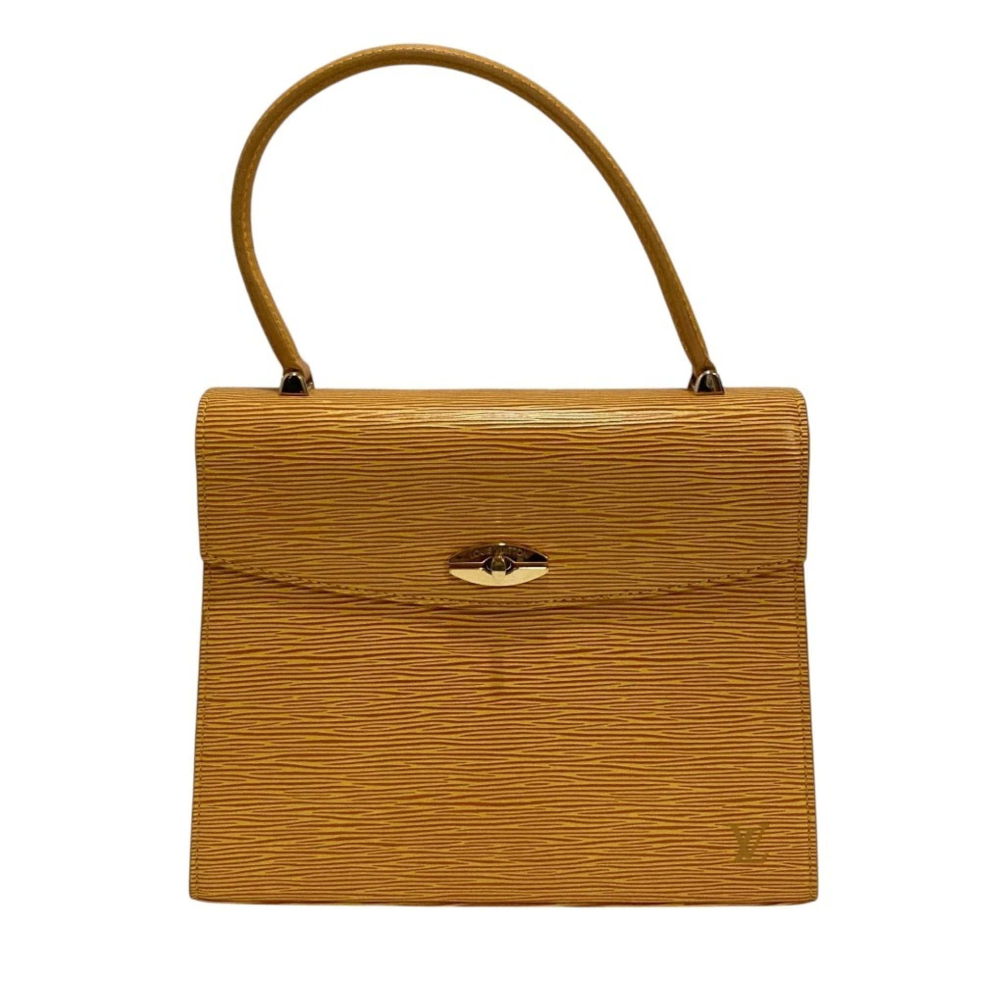 Louis Vuitton Jaune Yellow Epi Leather Handbag (Pre-Owned)