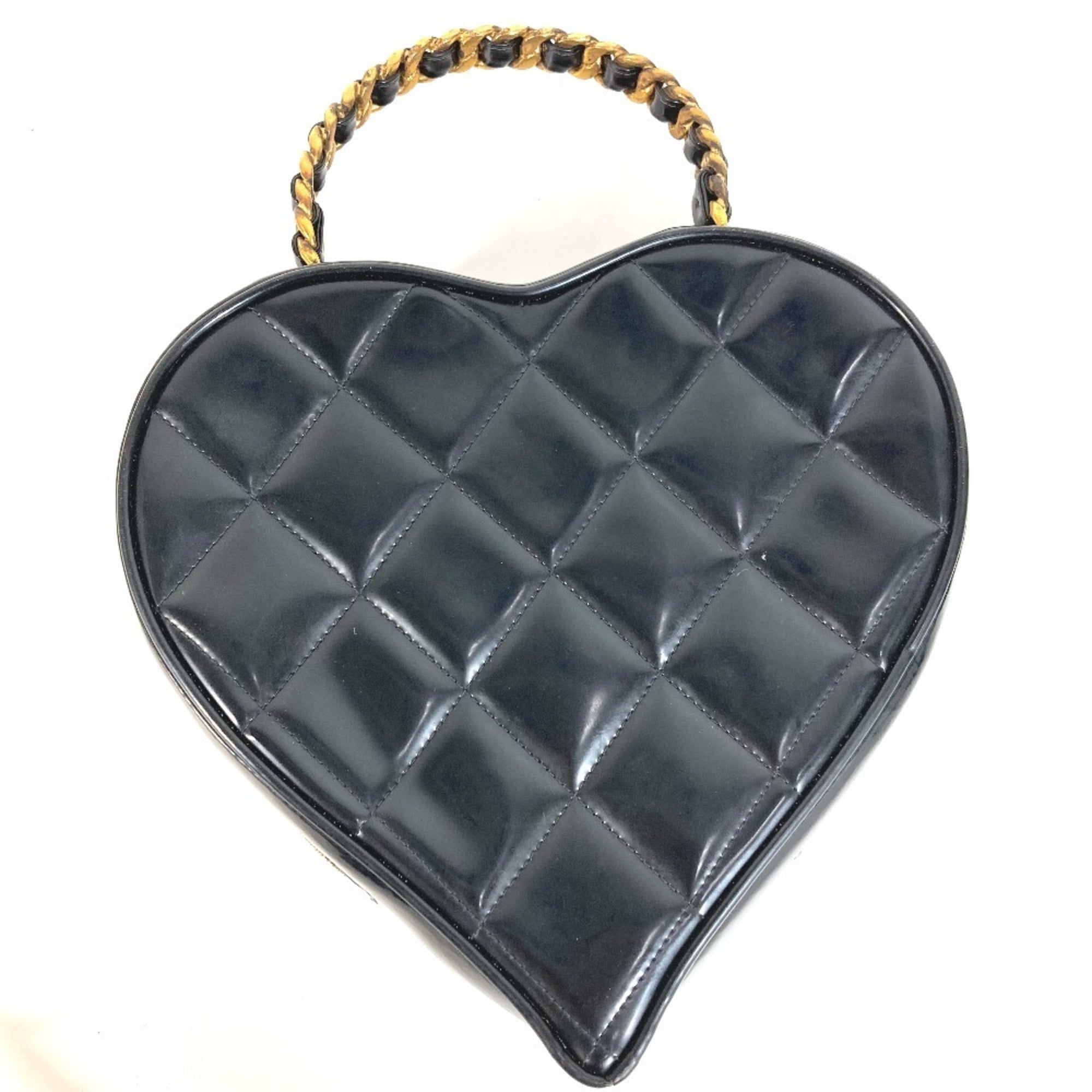 Chanel Black White Handbag Vanity Bag (Pre-Owned)