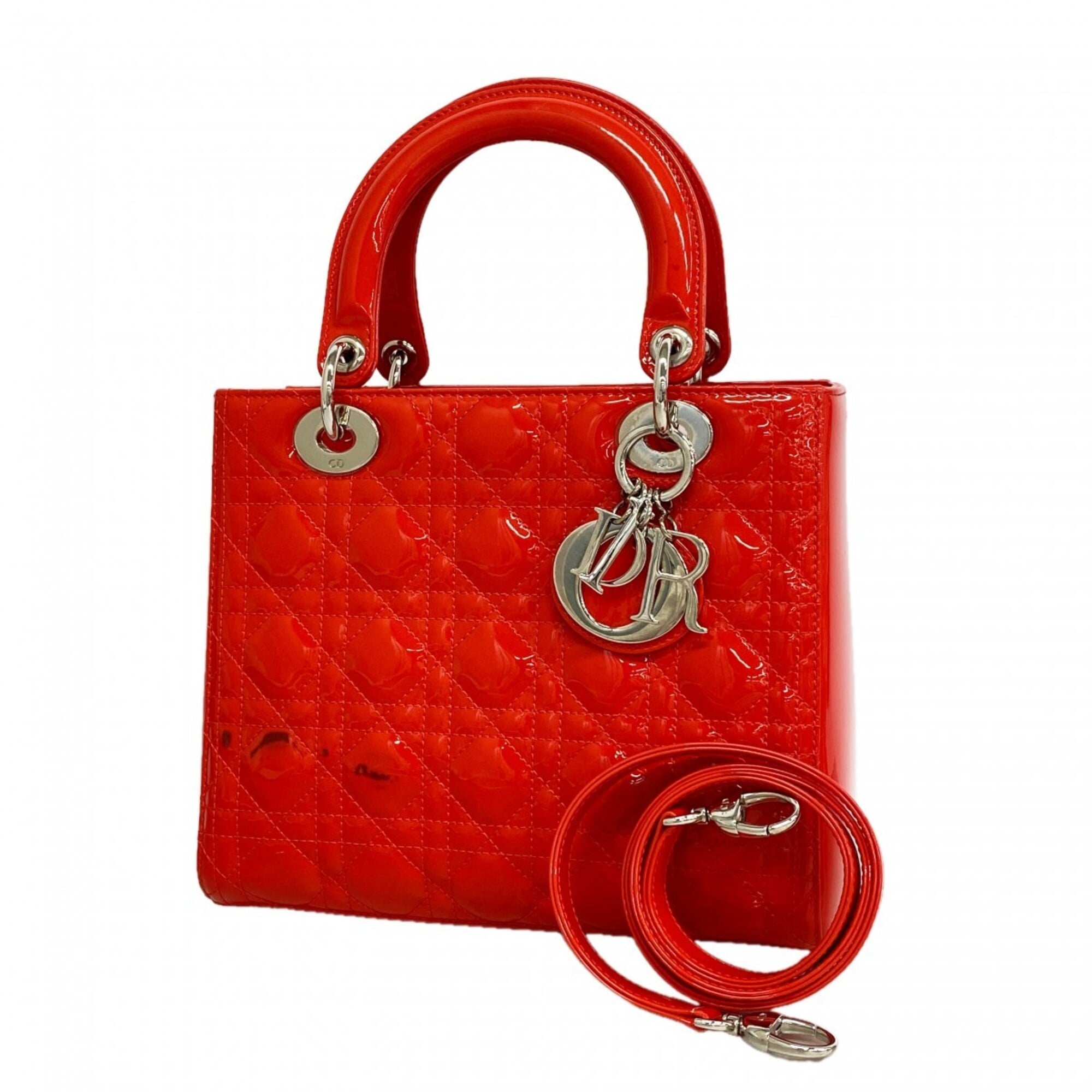 Christian Dior Red Color Handbag (Pre-Owned)
