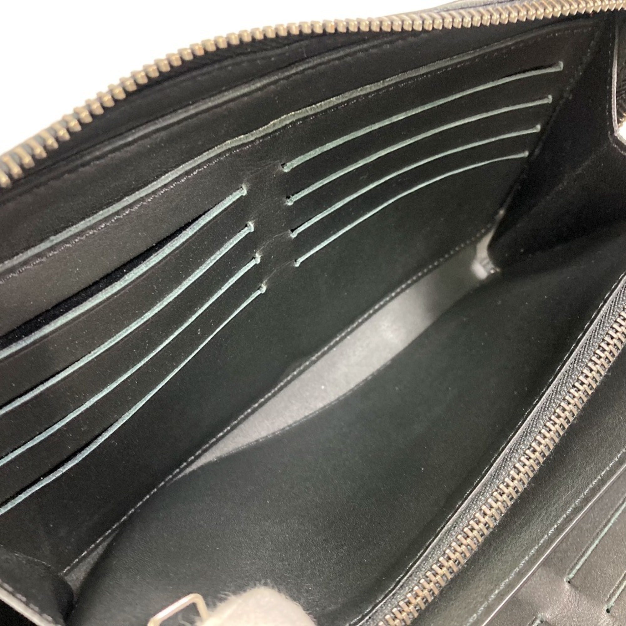 Louis Vuitton Black Noir Damier Infini Leather Coin Purse/Coin Case (Pre-Owned)